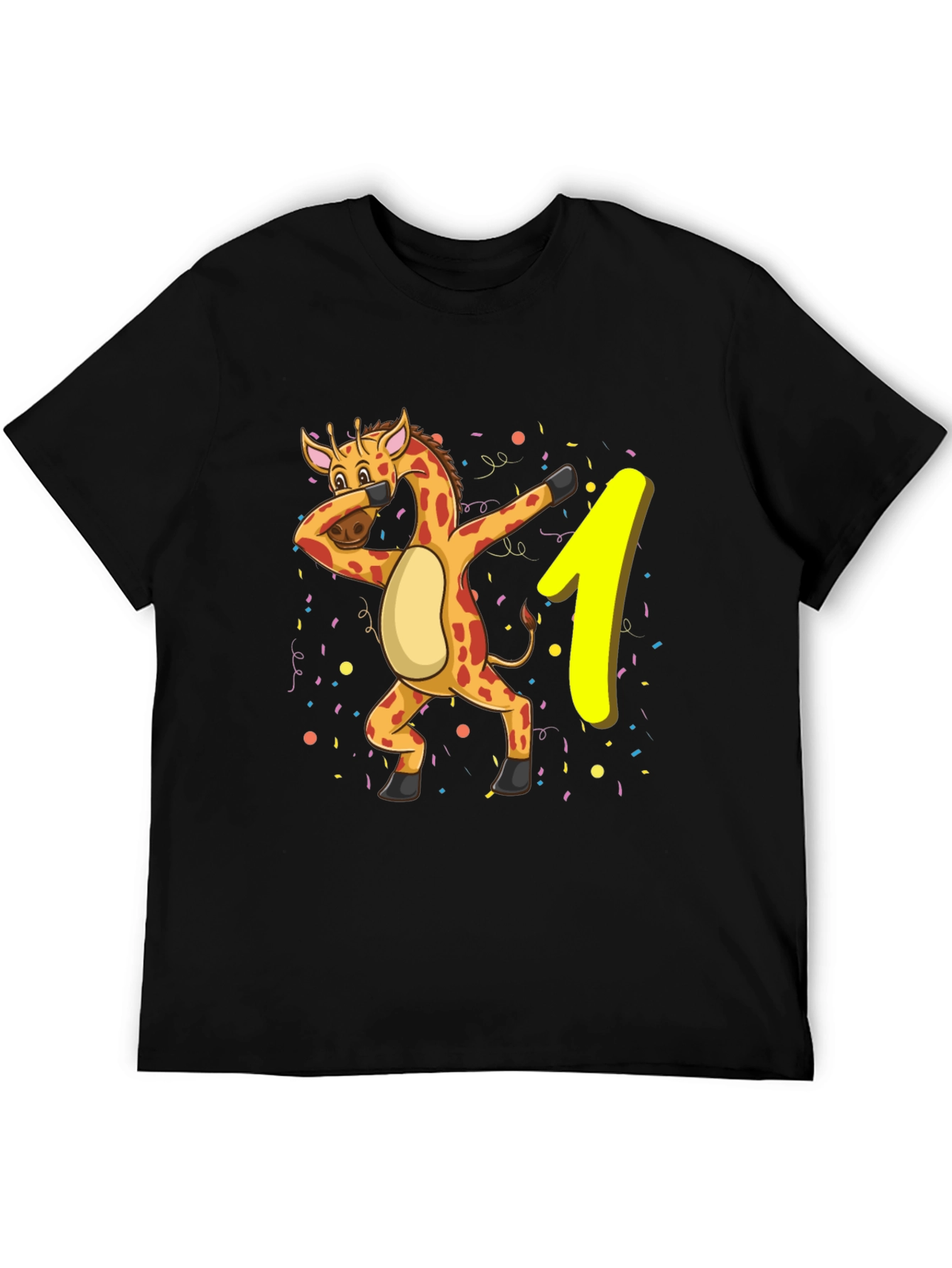 Dabbing Giraffe 1st Birthday T-Shirt