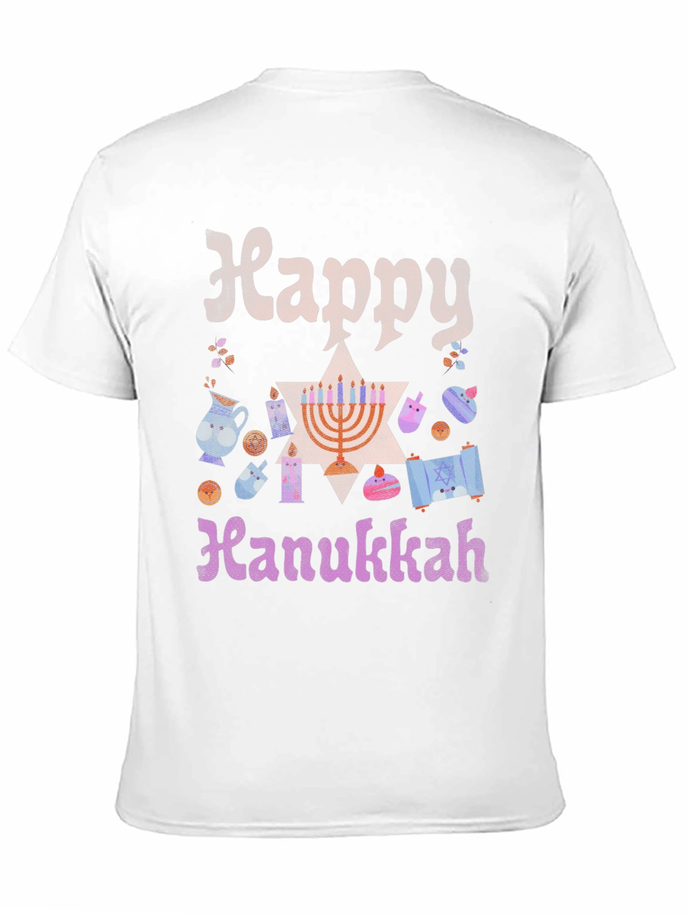 Happy Hanukkah T-Shirt - Festive Holiday Tee