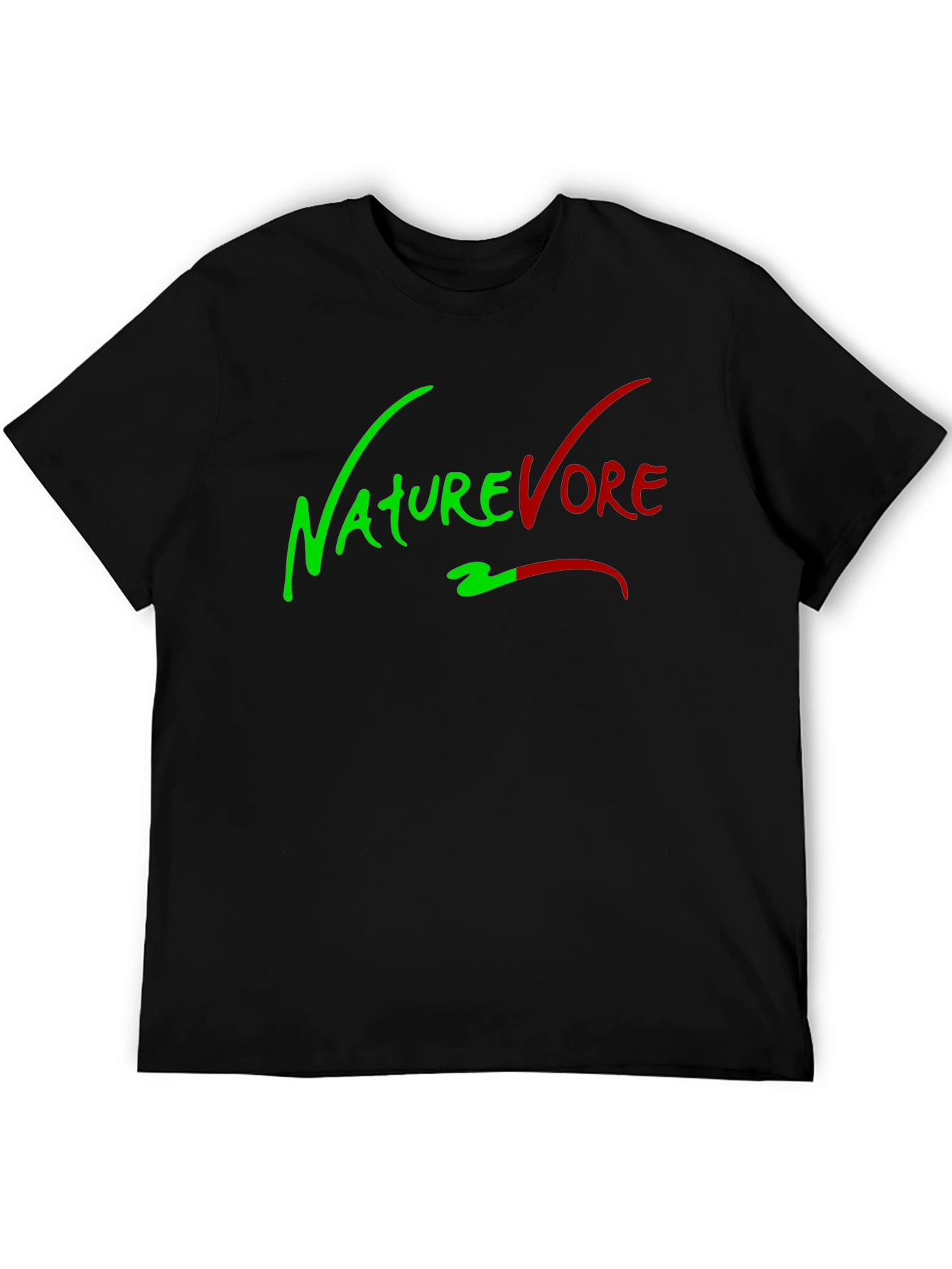 Naturevore Black T-Shirt - Vegan Style