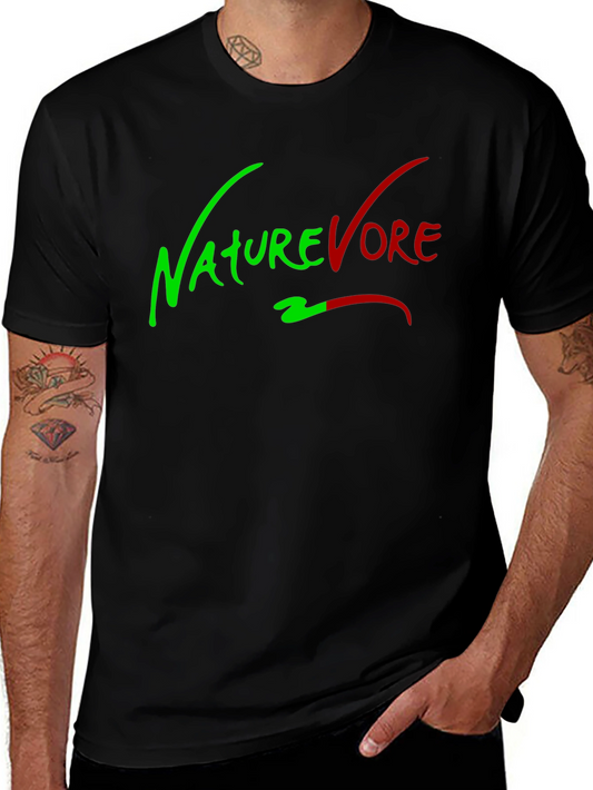 Naturevore Black T-Shirt - Vegan Style