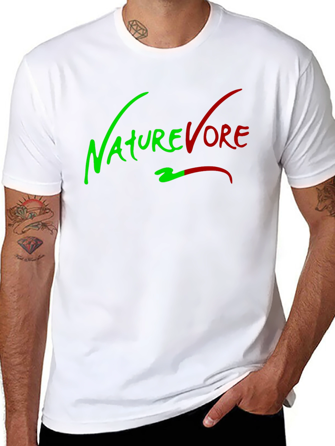 Naturevore Black T-Shirt - Vegan Style