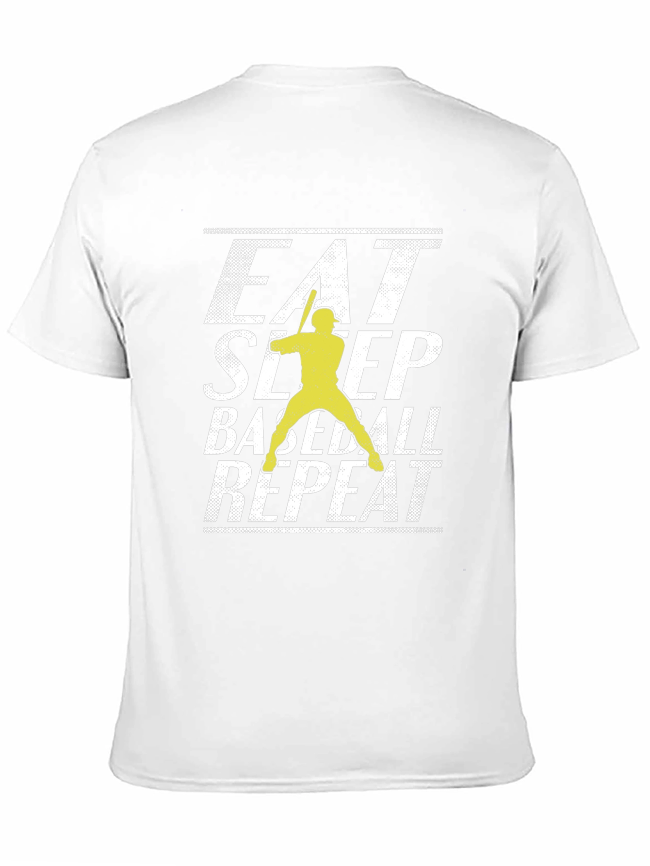 Eat Sleep Baseball Repeat Black T-Shirt