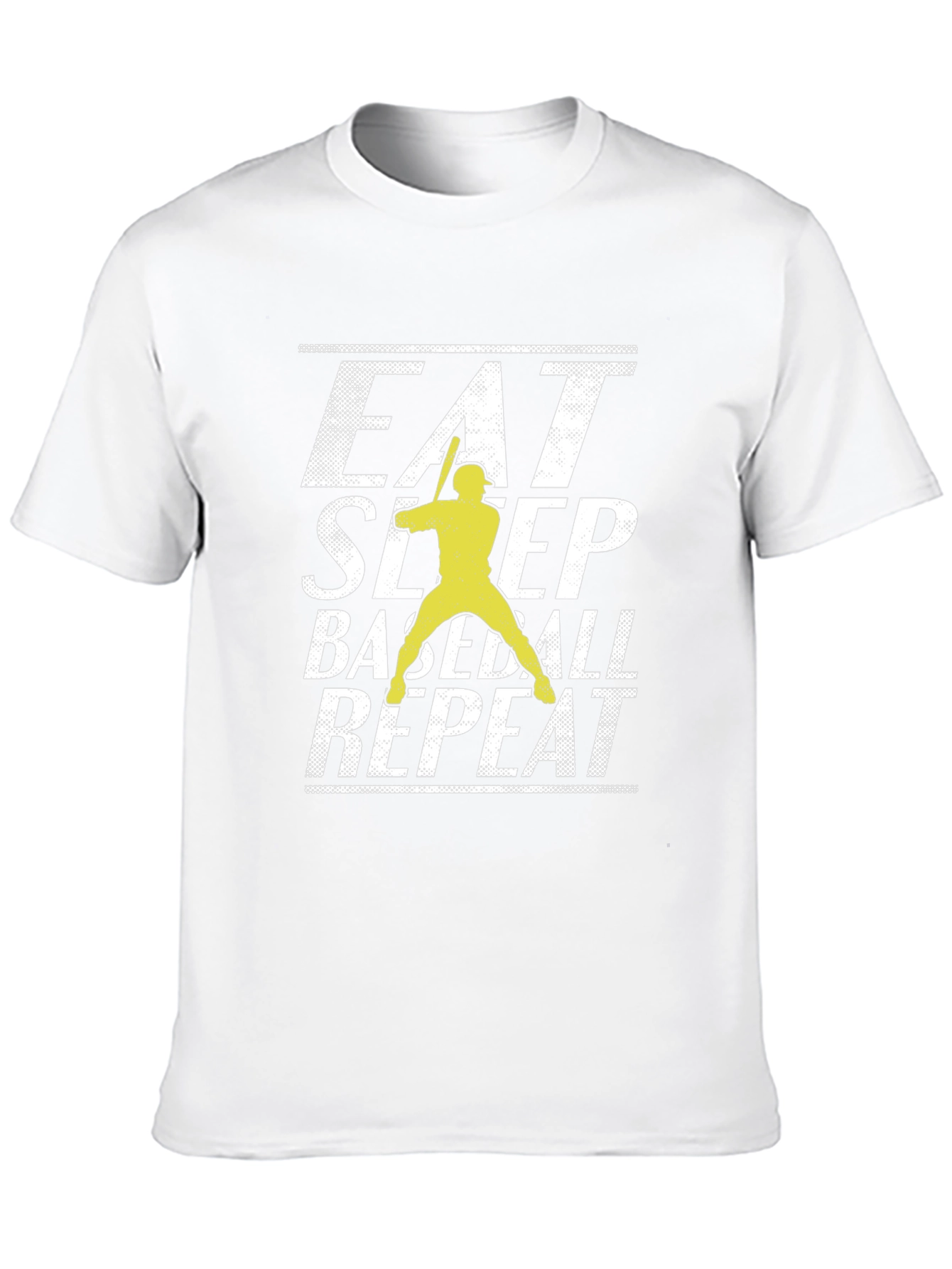 Eat Sleep Baseball Repeat Black T-Shirt