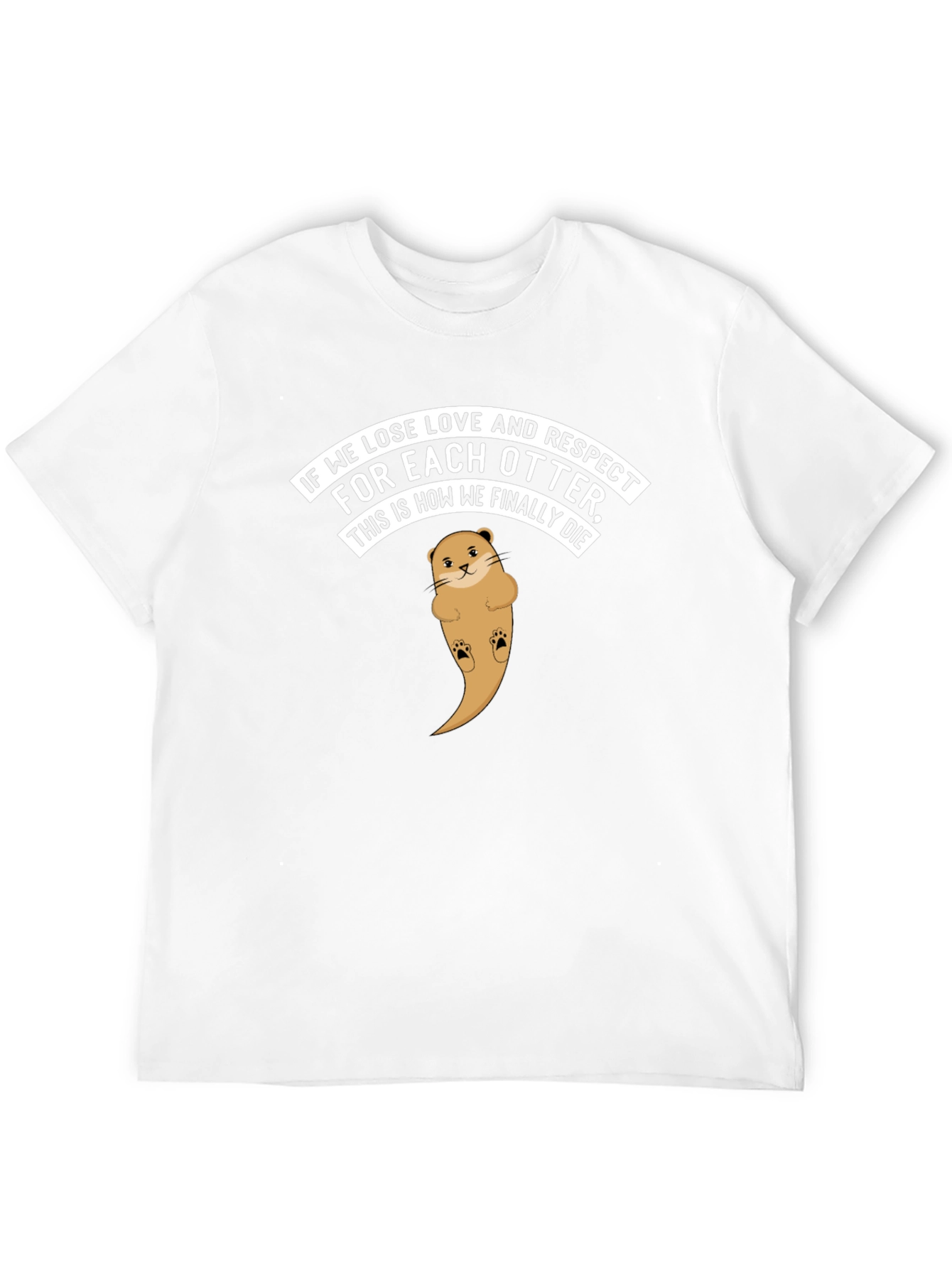 Otter Love T-Shirt - Respect & Affection Graphic Tee