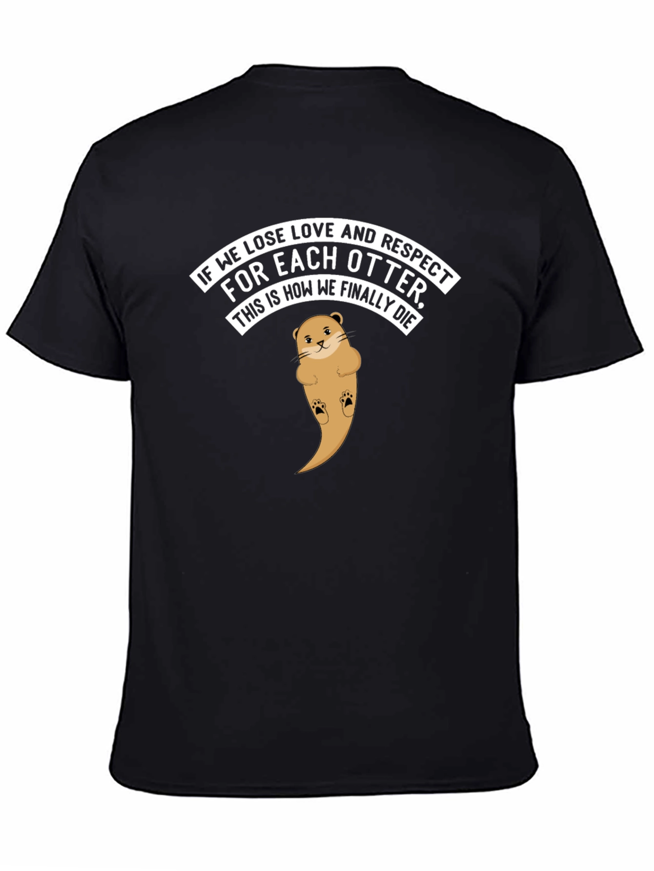 Otter Love T-Shirt - Respect & Affection Graphic Tee