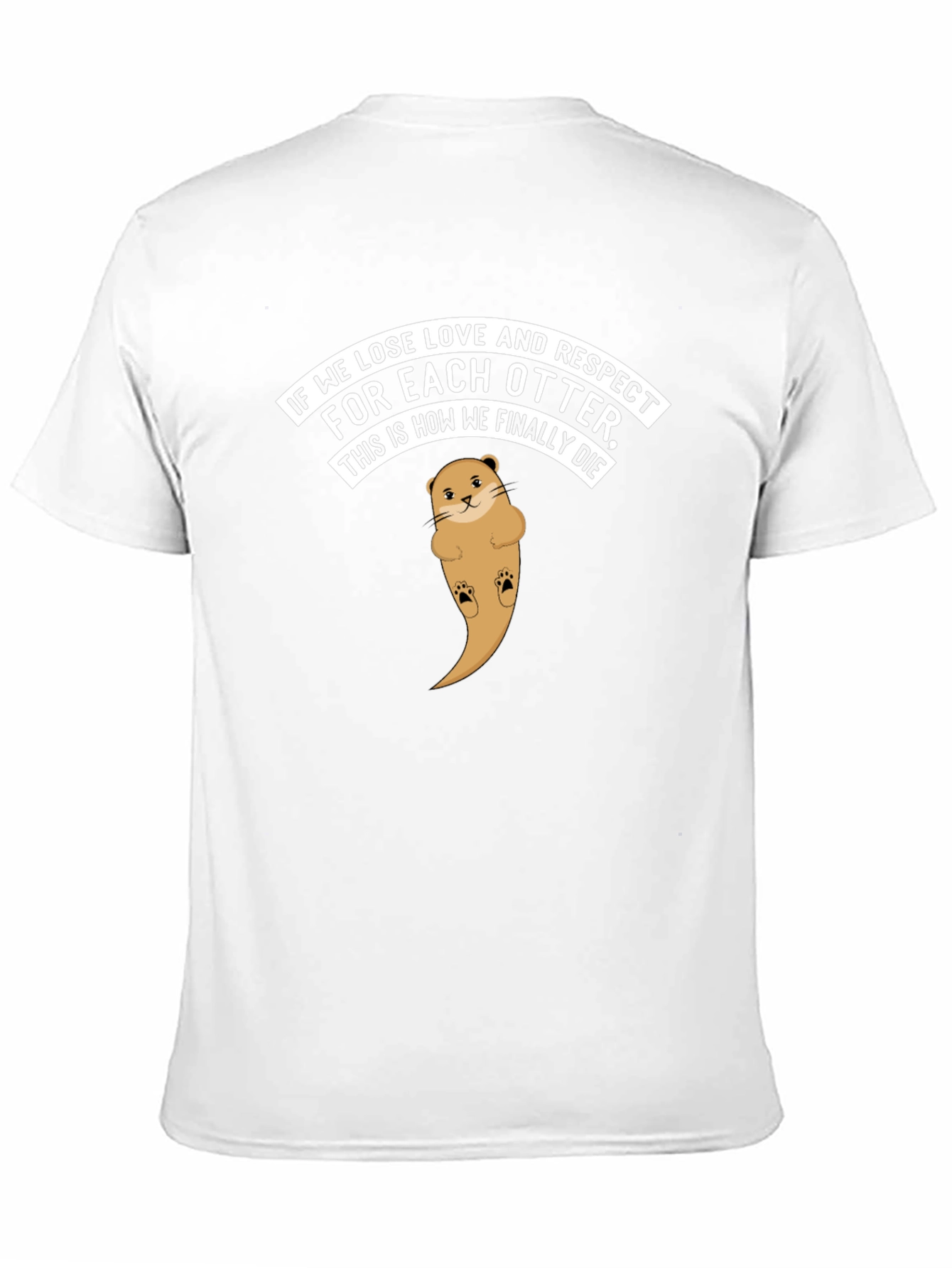 Otter Love T-Shirt - Respect & Affection Graphic Tee