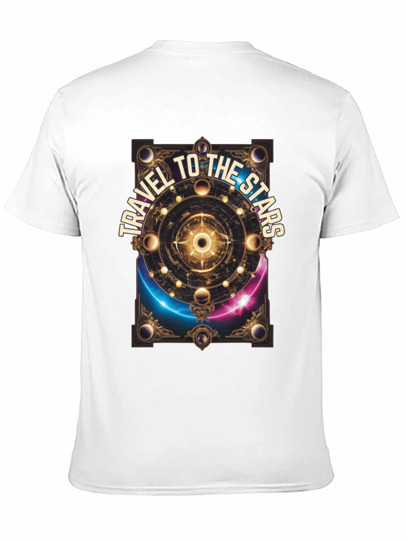 Travel To The Stars Graphic T-Shirt - Celestial Design