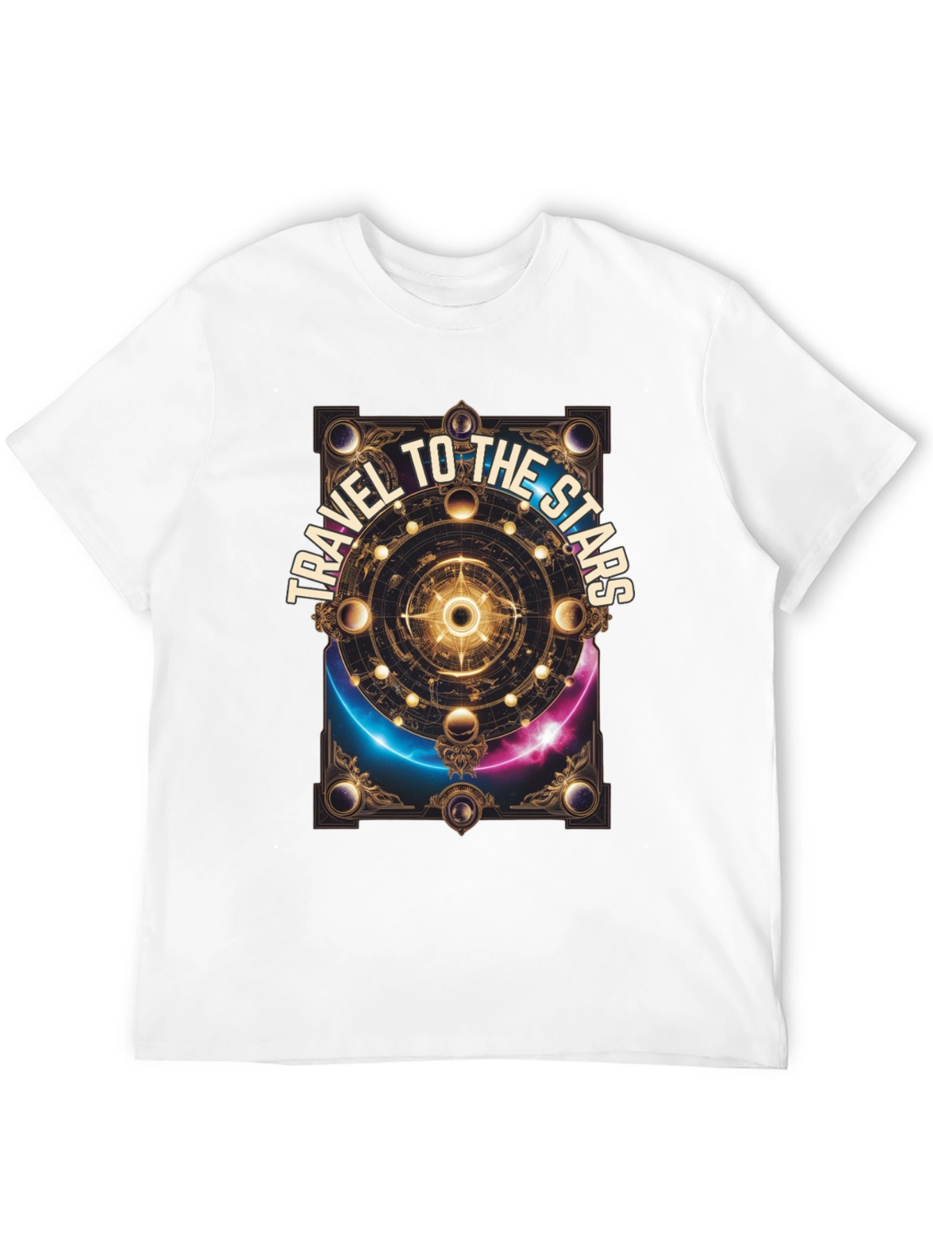 Travel To The Stars Graphic T-Shirt - Celestial Design