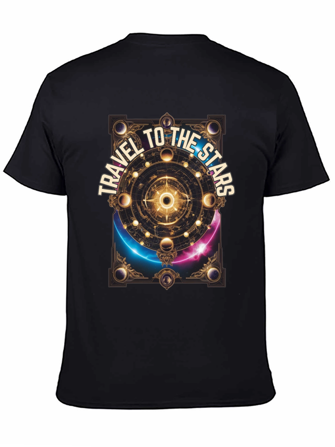 Travel To The Stars Graphic T-Shirt - Celestial Design
