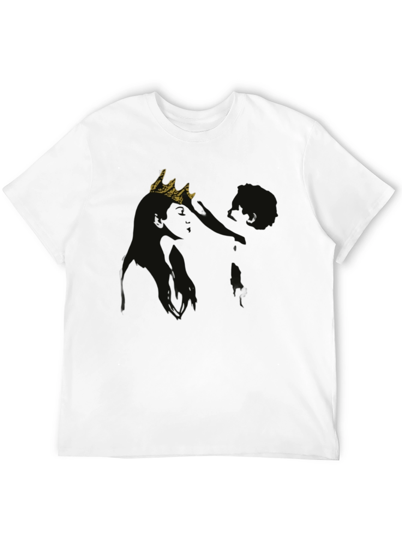 King Graphic Tee - Black Cotton T-Shirt