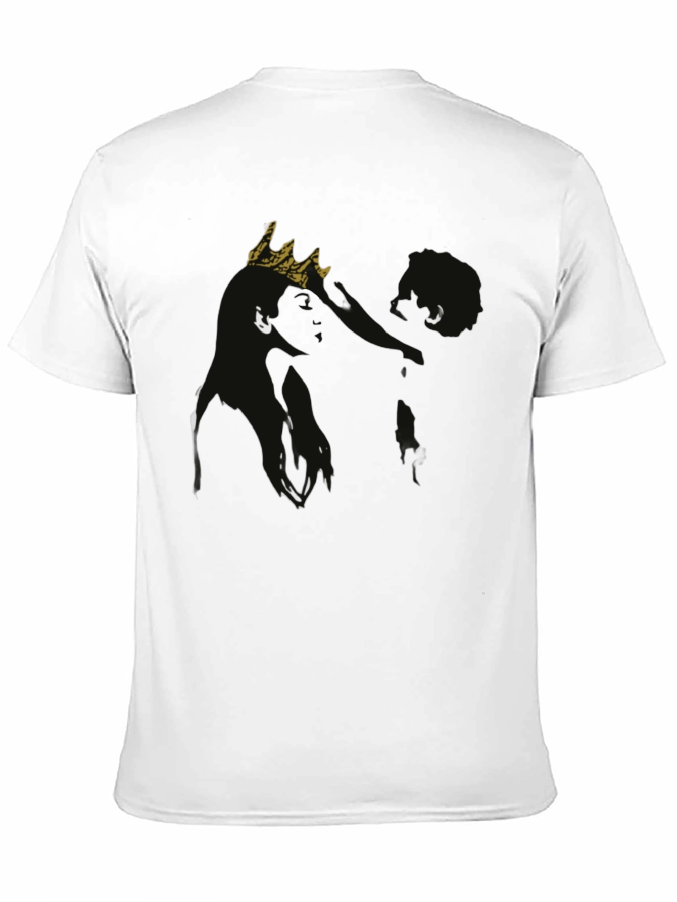 King Graphic Tee - Black Cotton T-Shirt