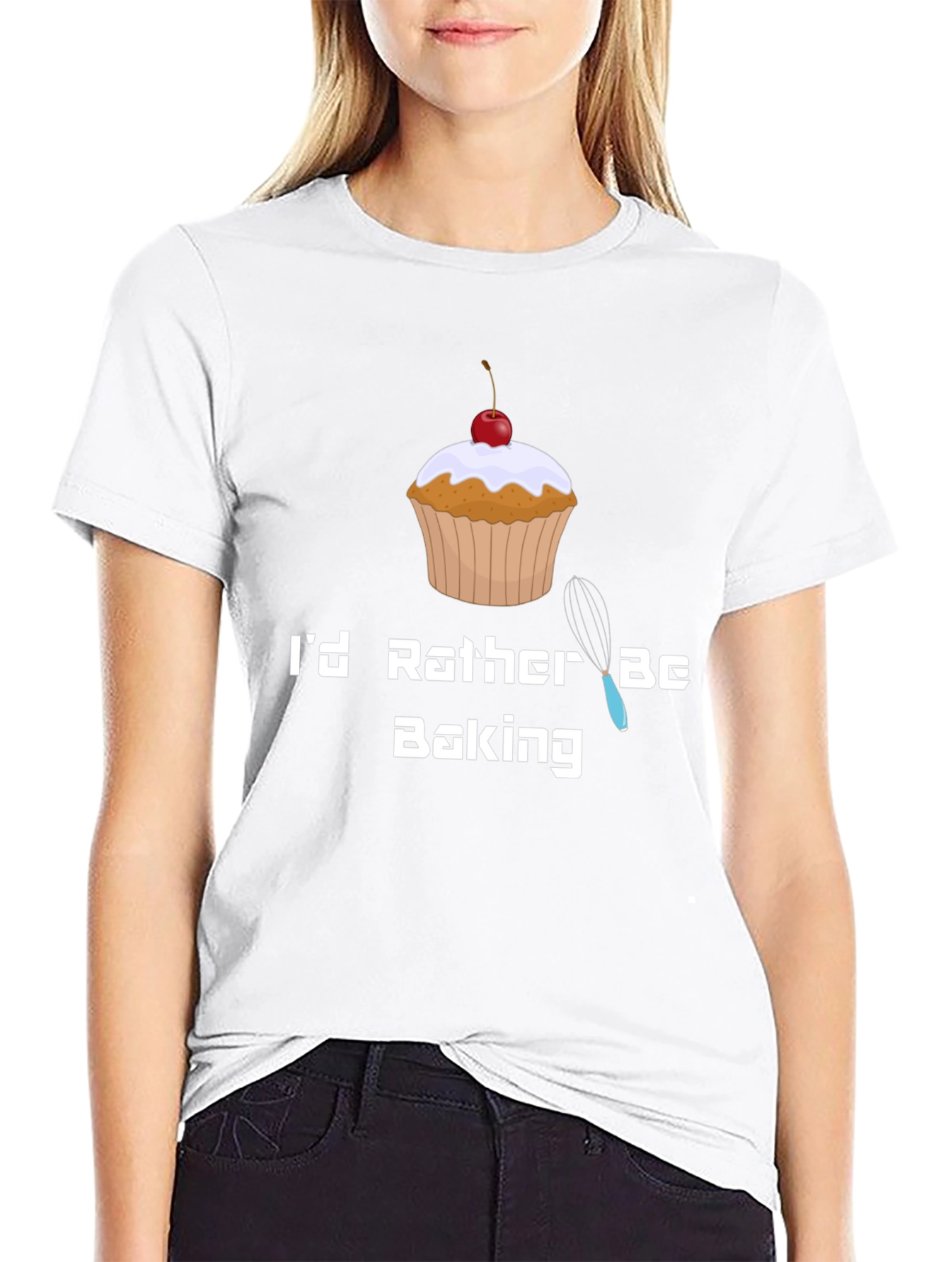 Id Rather Be Baking T-Shirt