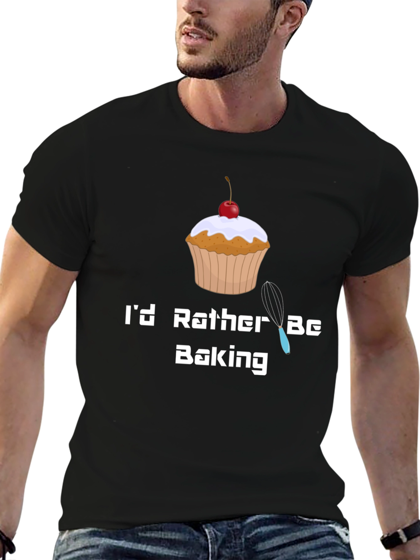 Id Rather Be Baking T-Shirt
