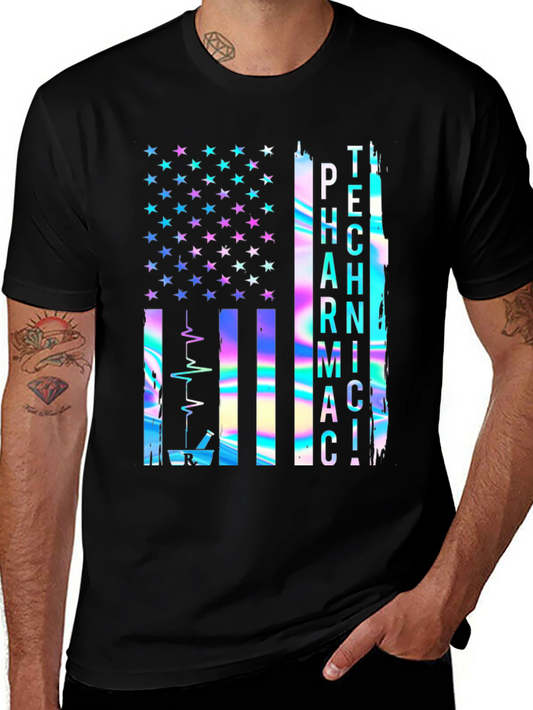 Pharmacy Technician Flag T-Shirt