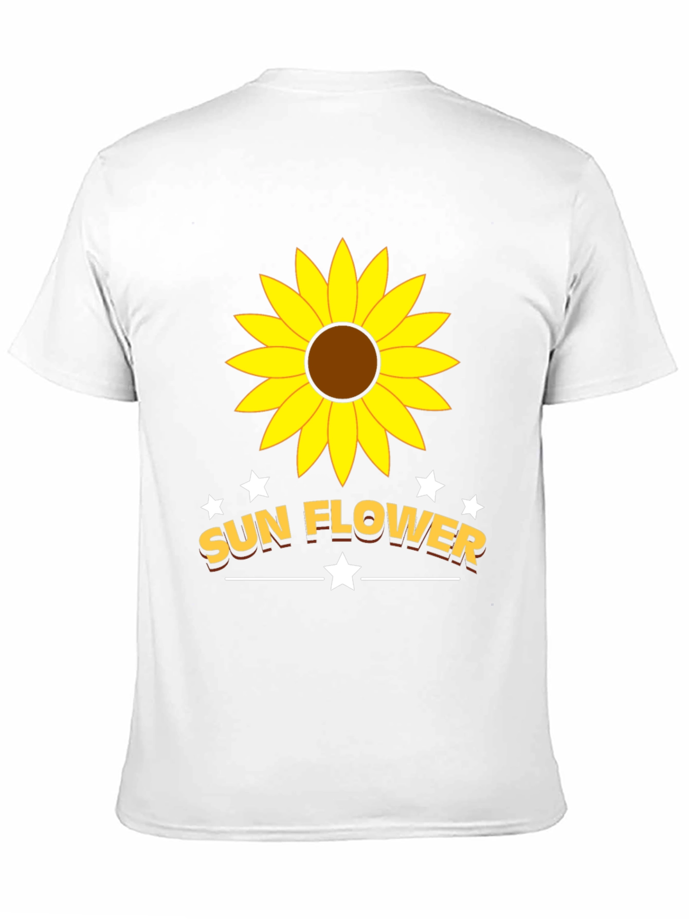 Sunflower Graphic Tee - Trendy Unisex Black T-Shirt
