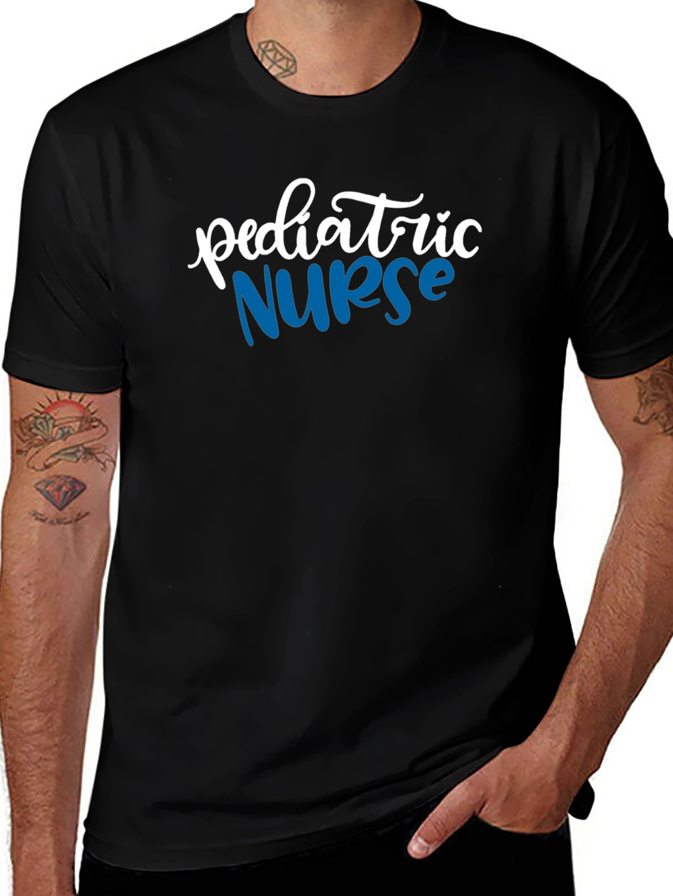Pediatric Nurse Tee - Stylish Medical Professional Apparel