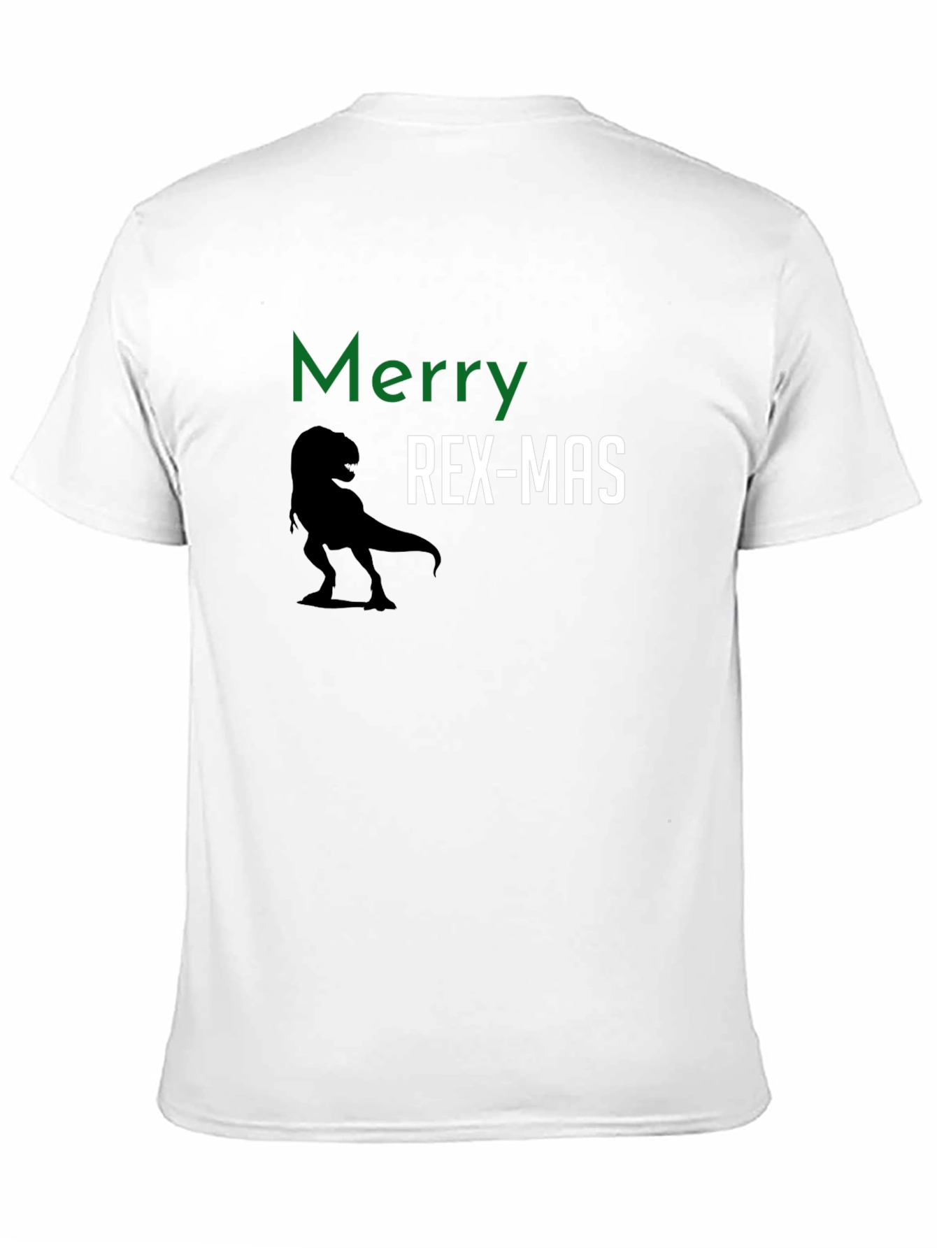 Merry Rex-Mas Dinosaur Christmas Graphic Tee