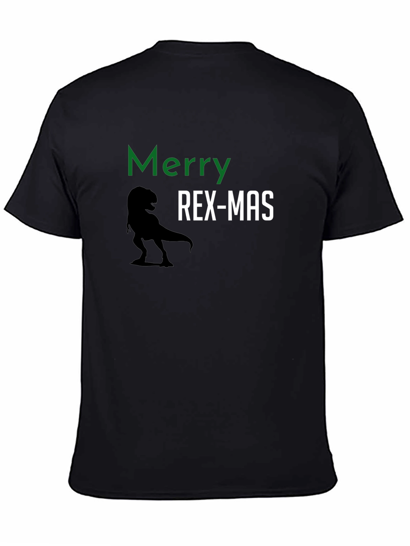 Merry Rex-Mas Dinosaur Christmas Graphic Tee
