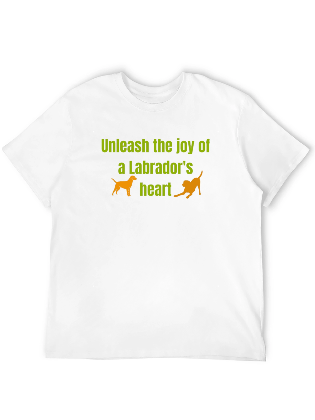 Labrador Joy Black T-Shirt - Unleash the Heart!