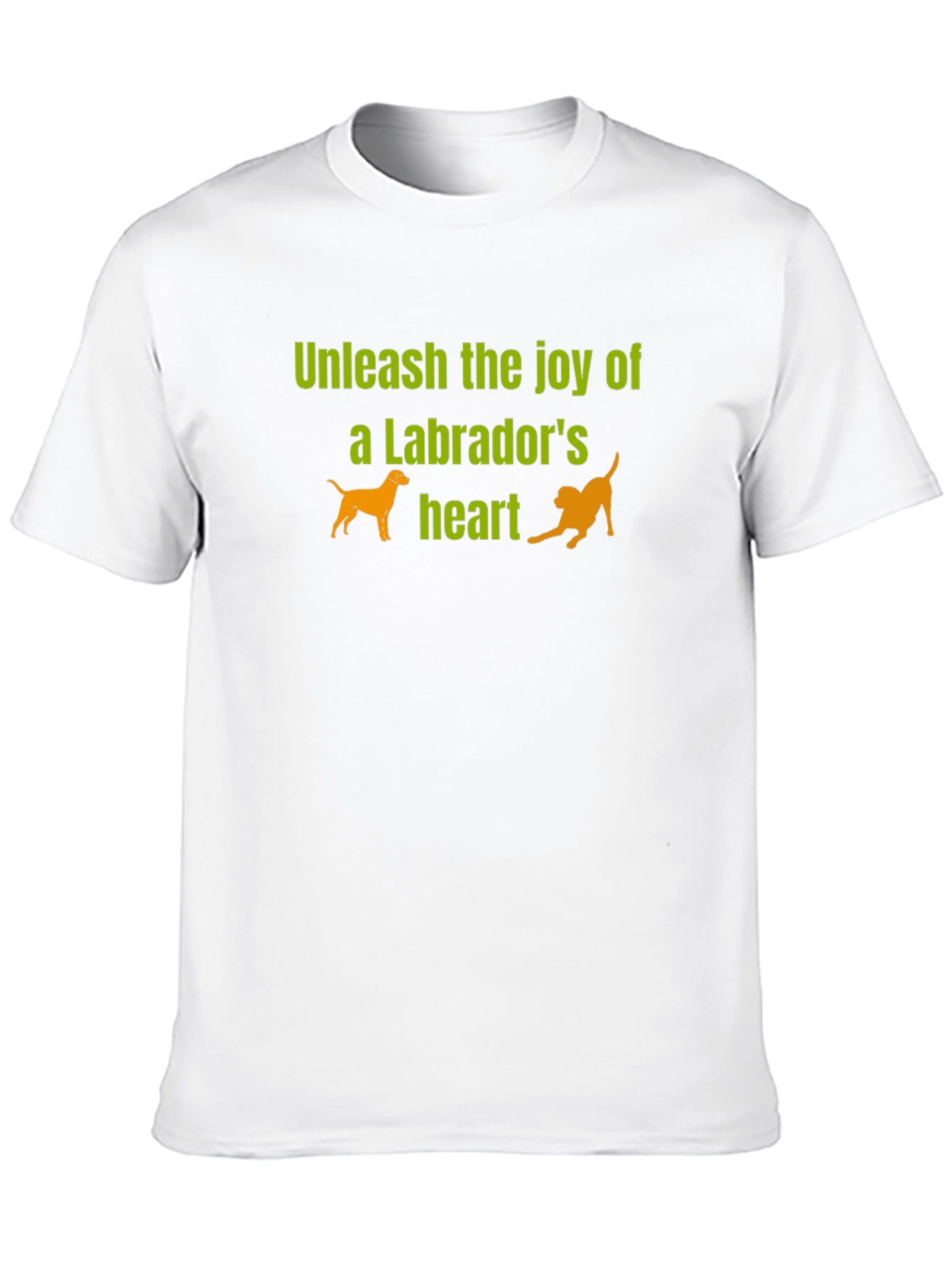 Labrador Joy Black T-Shirt - Unleash the Heart!