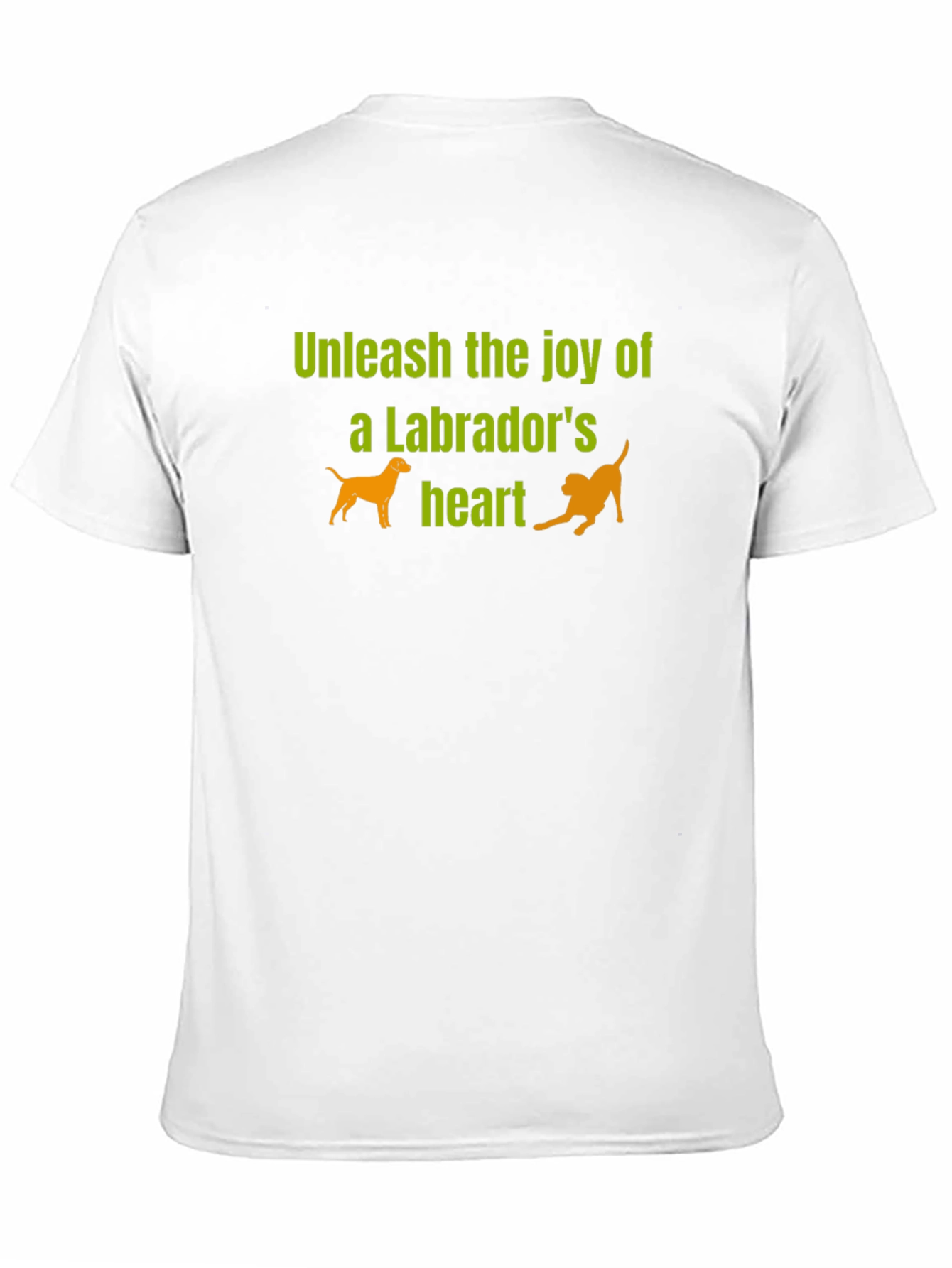 Labrador Joy Black T-Shirt - Unleash the Heart!