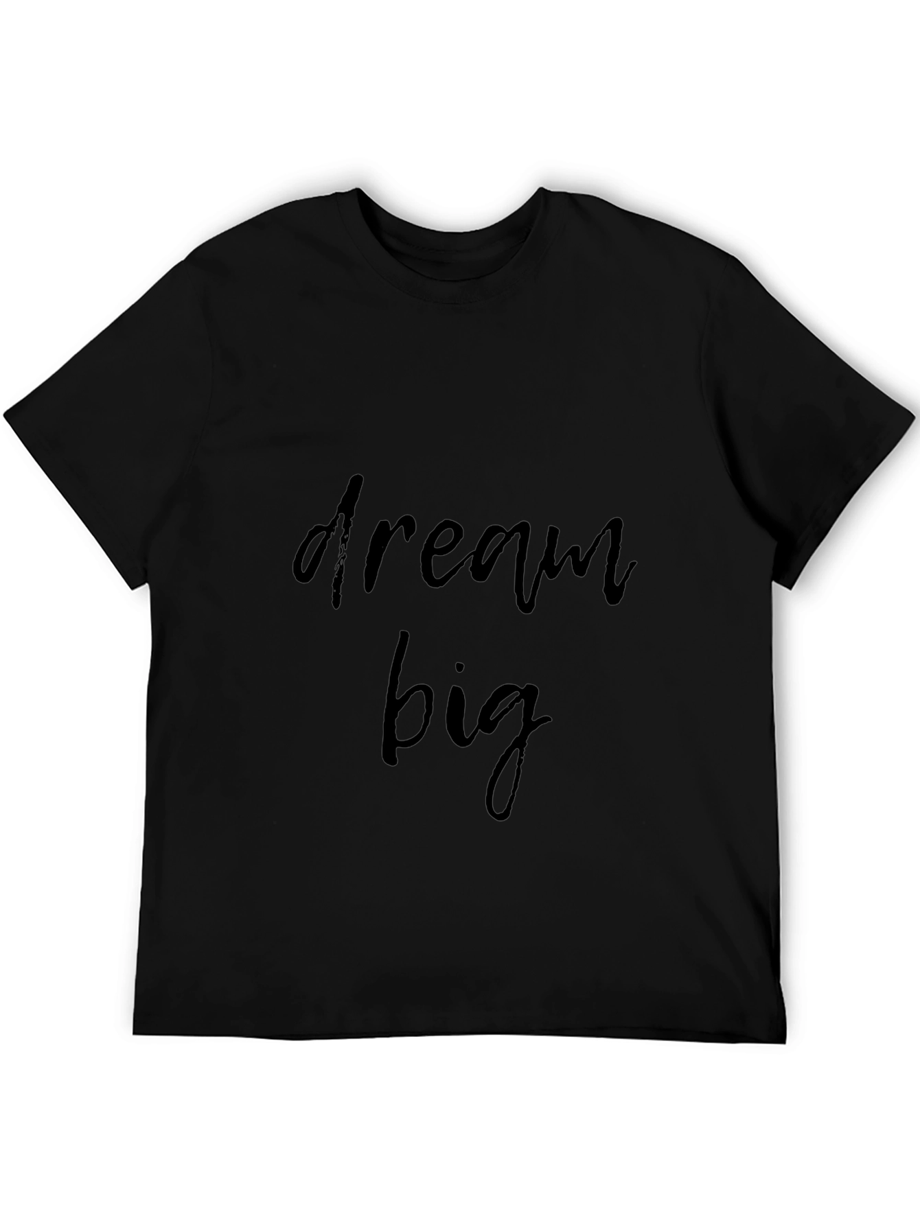 Dream Big Black Graphic Tee