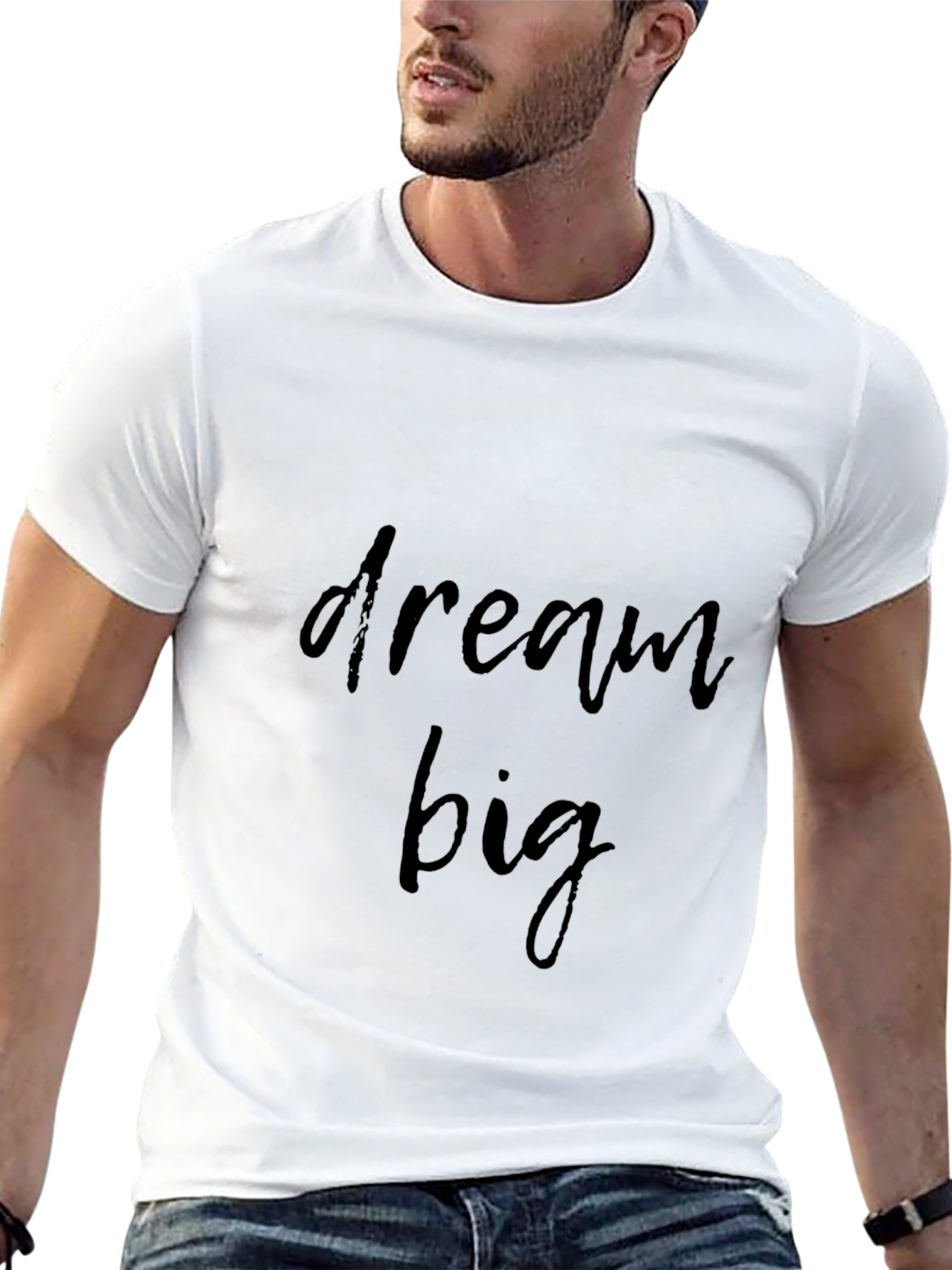 Dream Big Black Graphic Tee