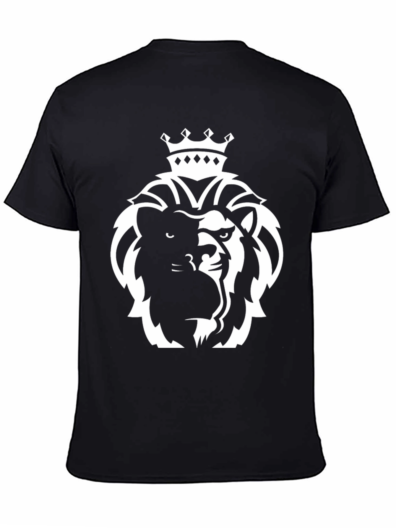 Lion King Graphic Tee - Black Cotton T-Shirt