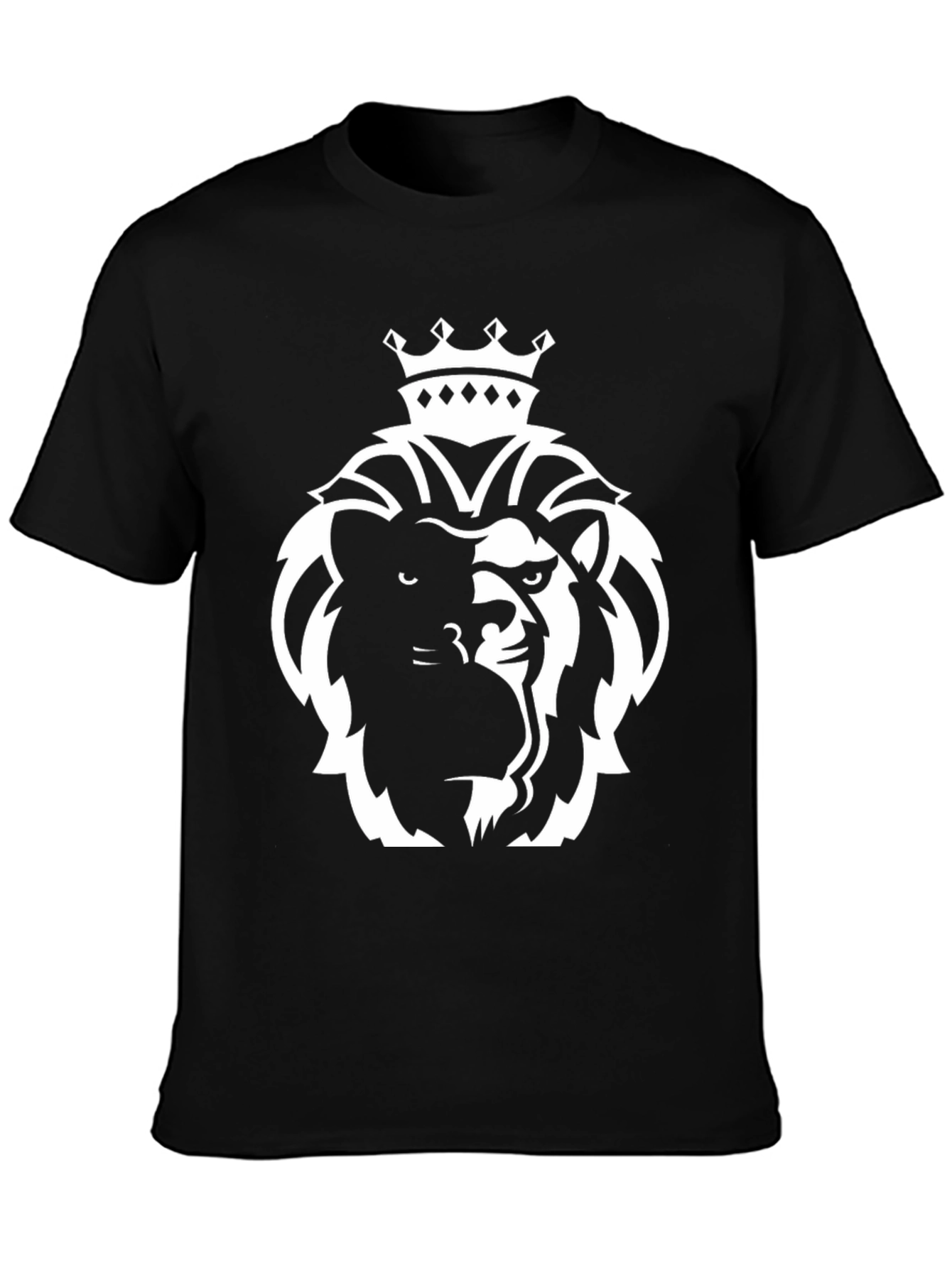 Lion King Graphic Tee - Black Cotton T-Shirt