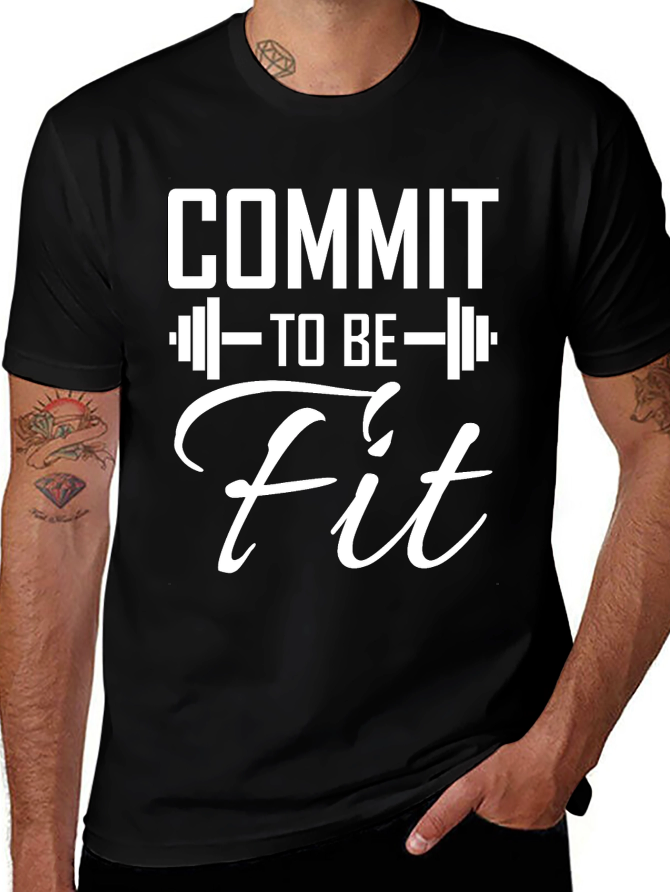 Commit to be Fit Graphic T-Shirt