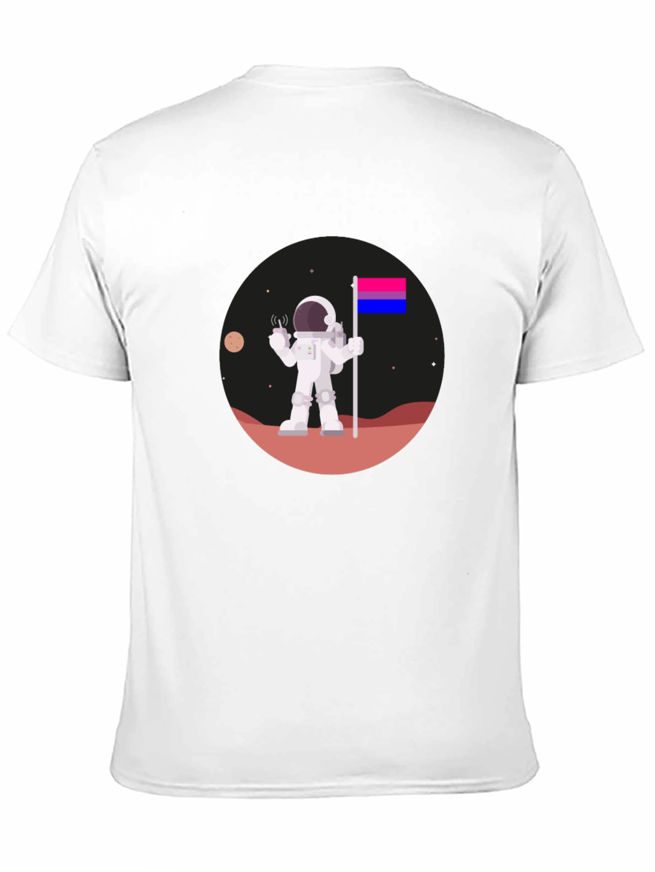 Bisexual Astronaut T-Shirt - Space Pride