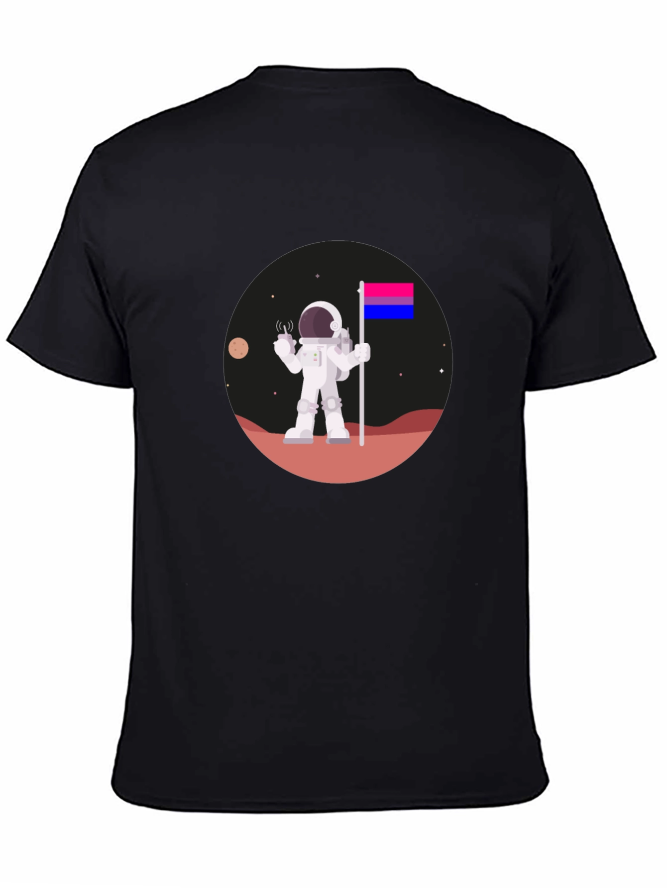 Bisexual Astronaut T-Shirt - Space Pride