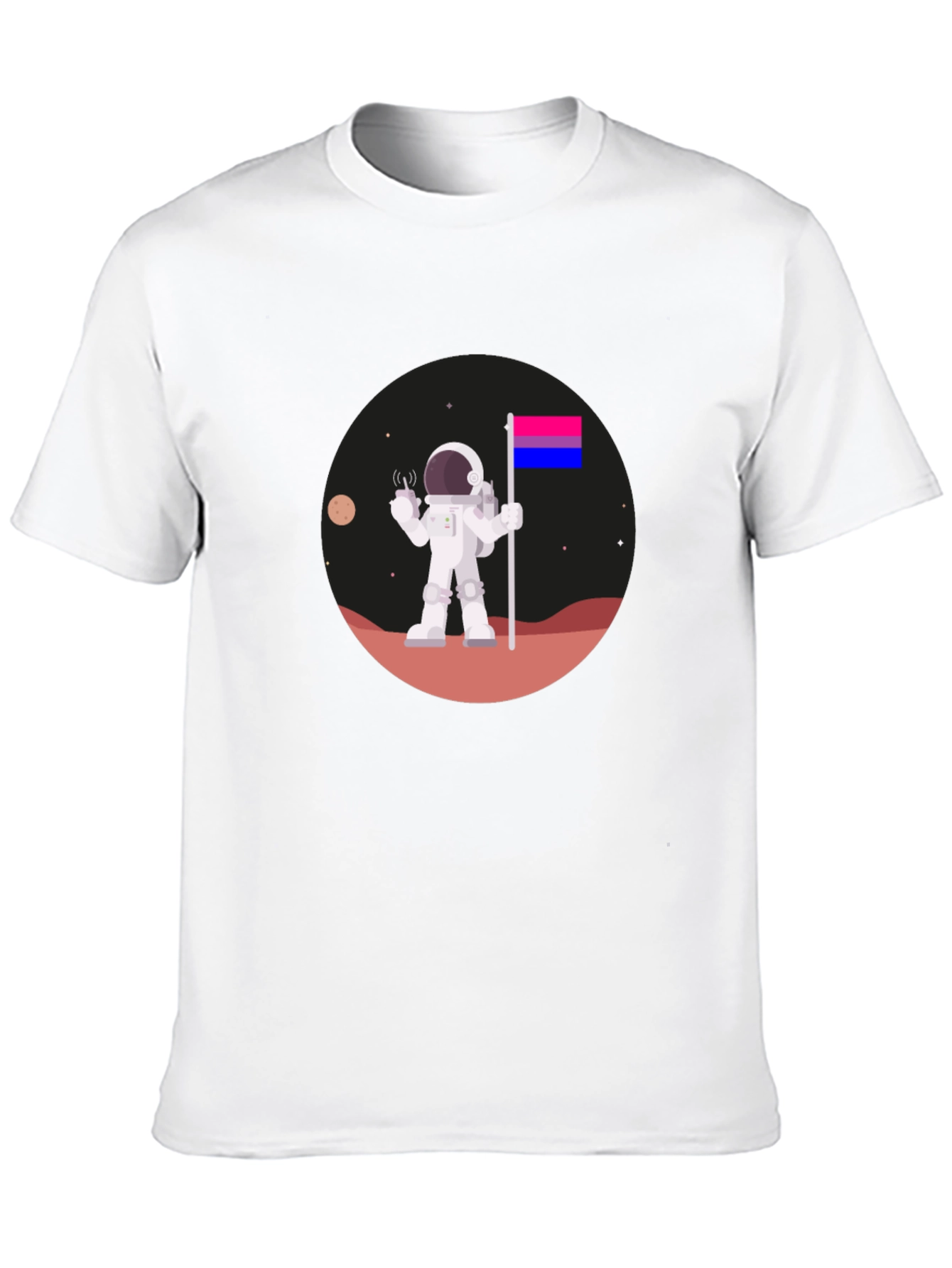 Bisexual Astronaut T-Shirt - Space Pride