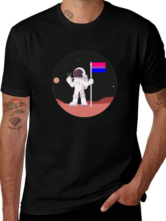 Bisexual Astronaut T-Shirt - Space Pride