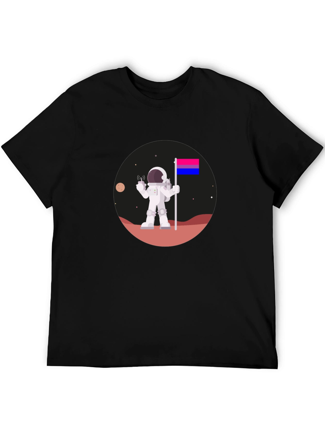Bisexual Astronaut T-Shirt - Space Pride