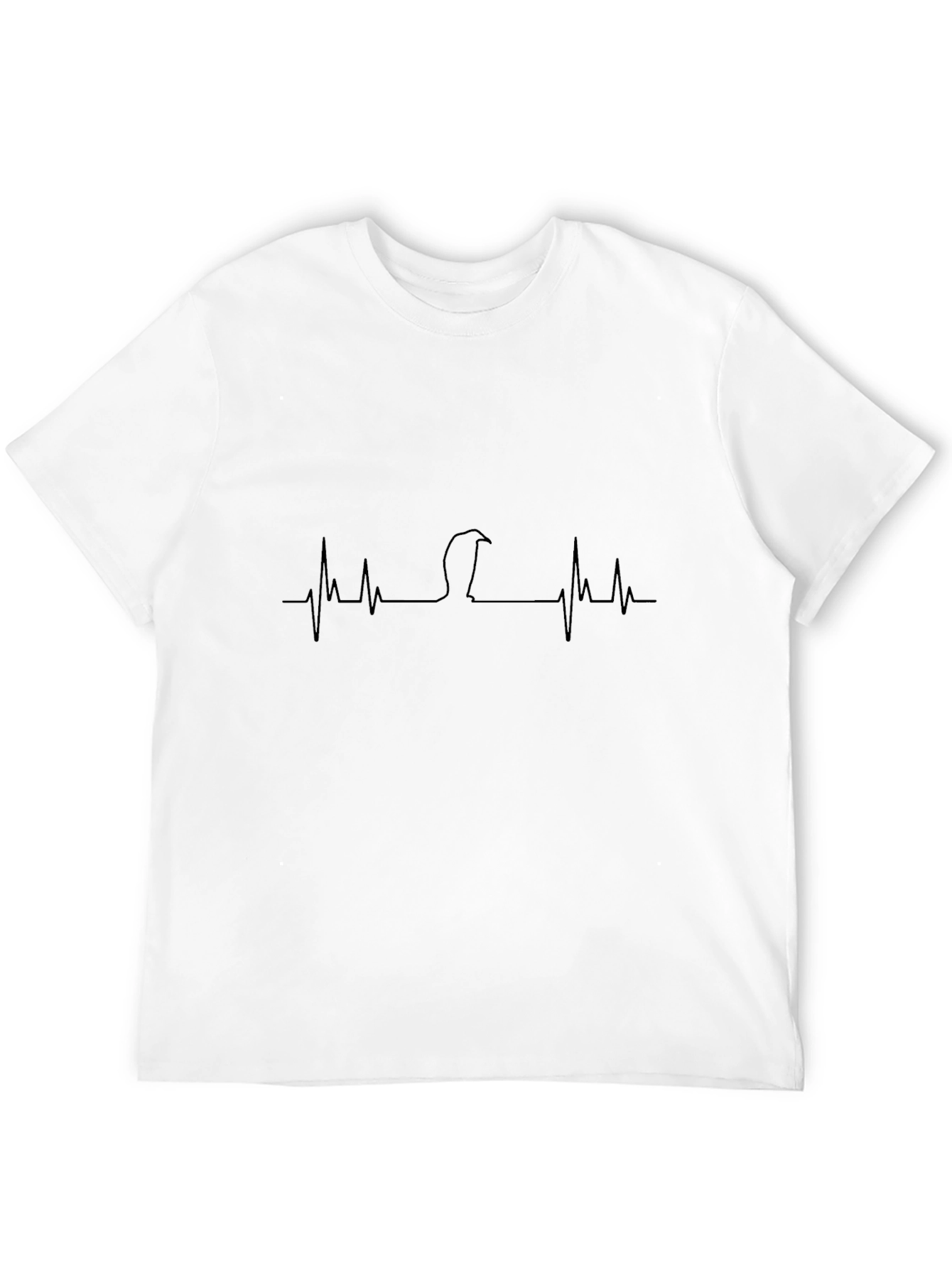 Cobra Heartbeat Graphic T-Shirt - Black