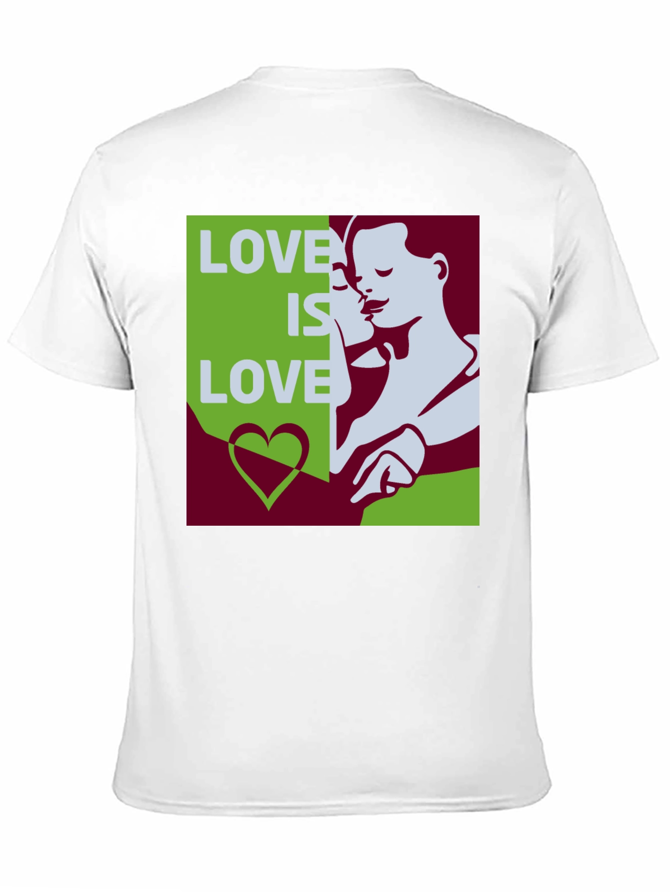 Love Is Love Graphic Tee - Black Cotton Blend