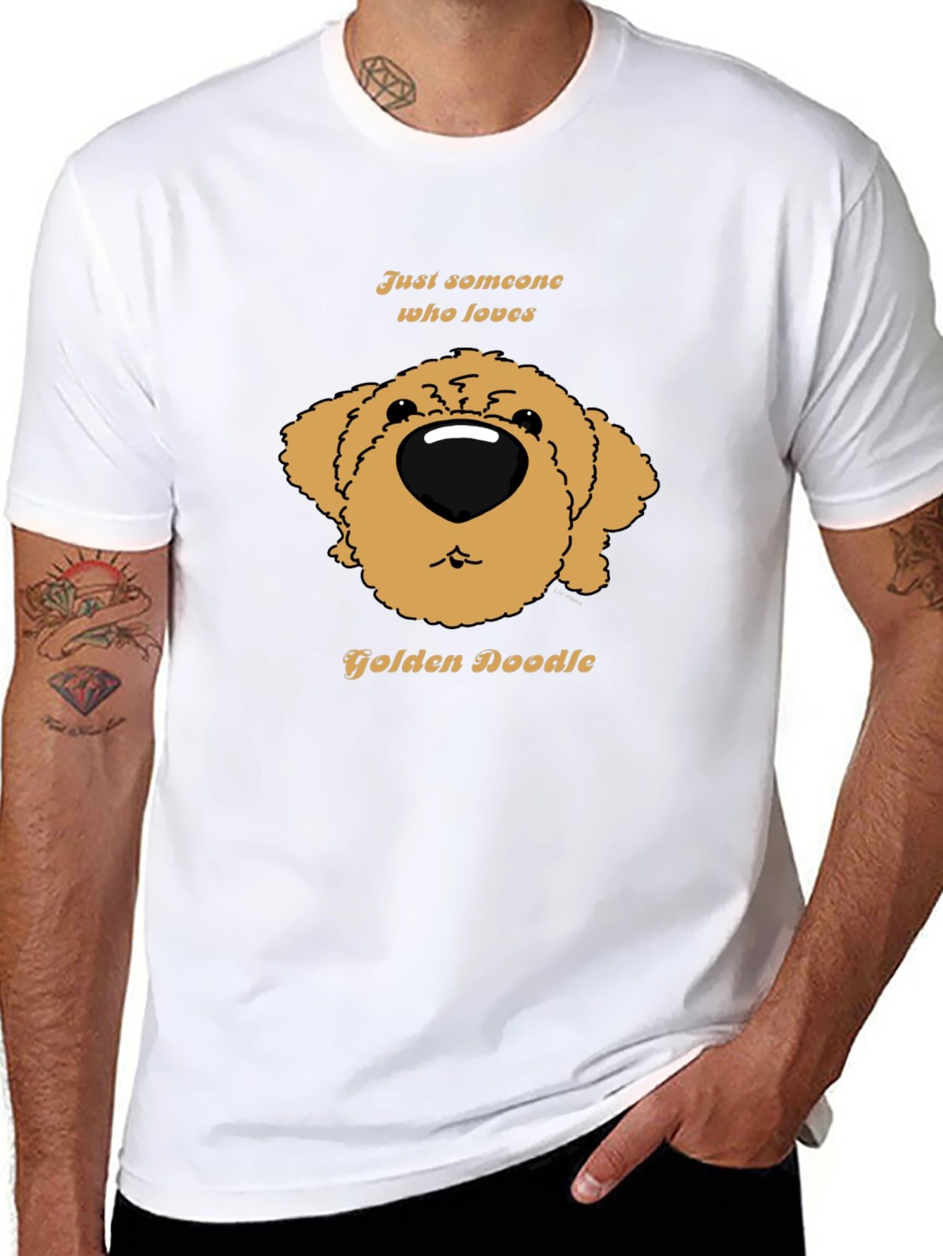 Golden Doodle Lover T-Shirt - Cute Dog Graphic Tee