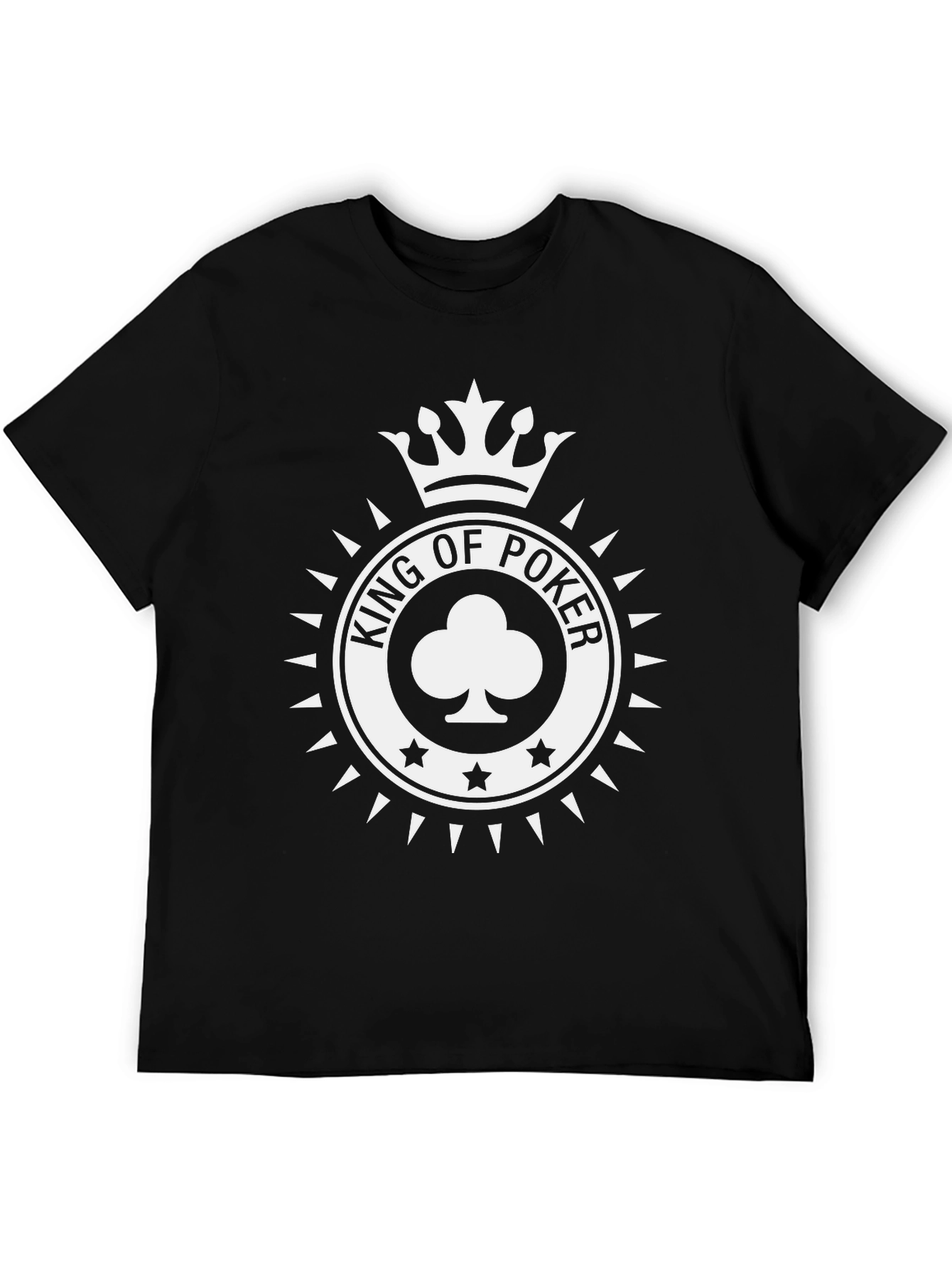 King of Poker Graphic Tee - Black