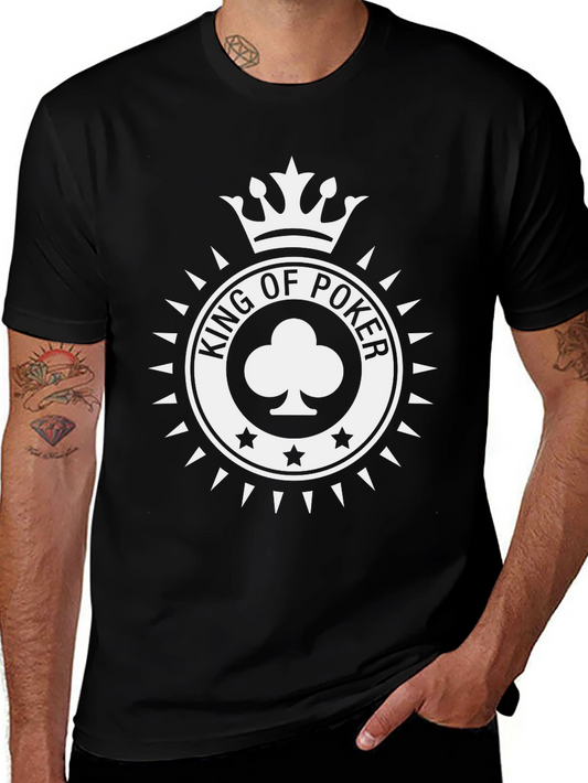 King of Poker Graphic Tee - Black