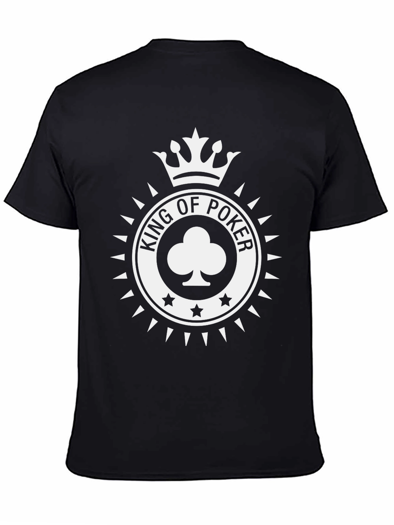 King of Poker Graphic Tee - Black