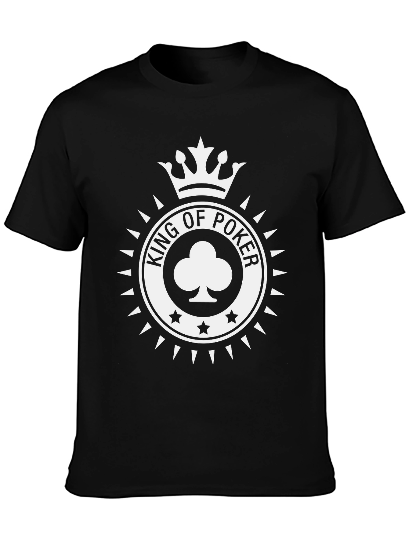 King of Poker Graphic Tee - Black
