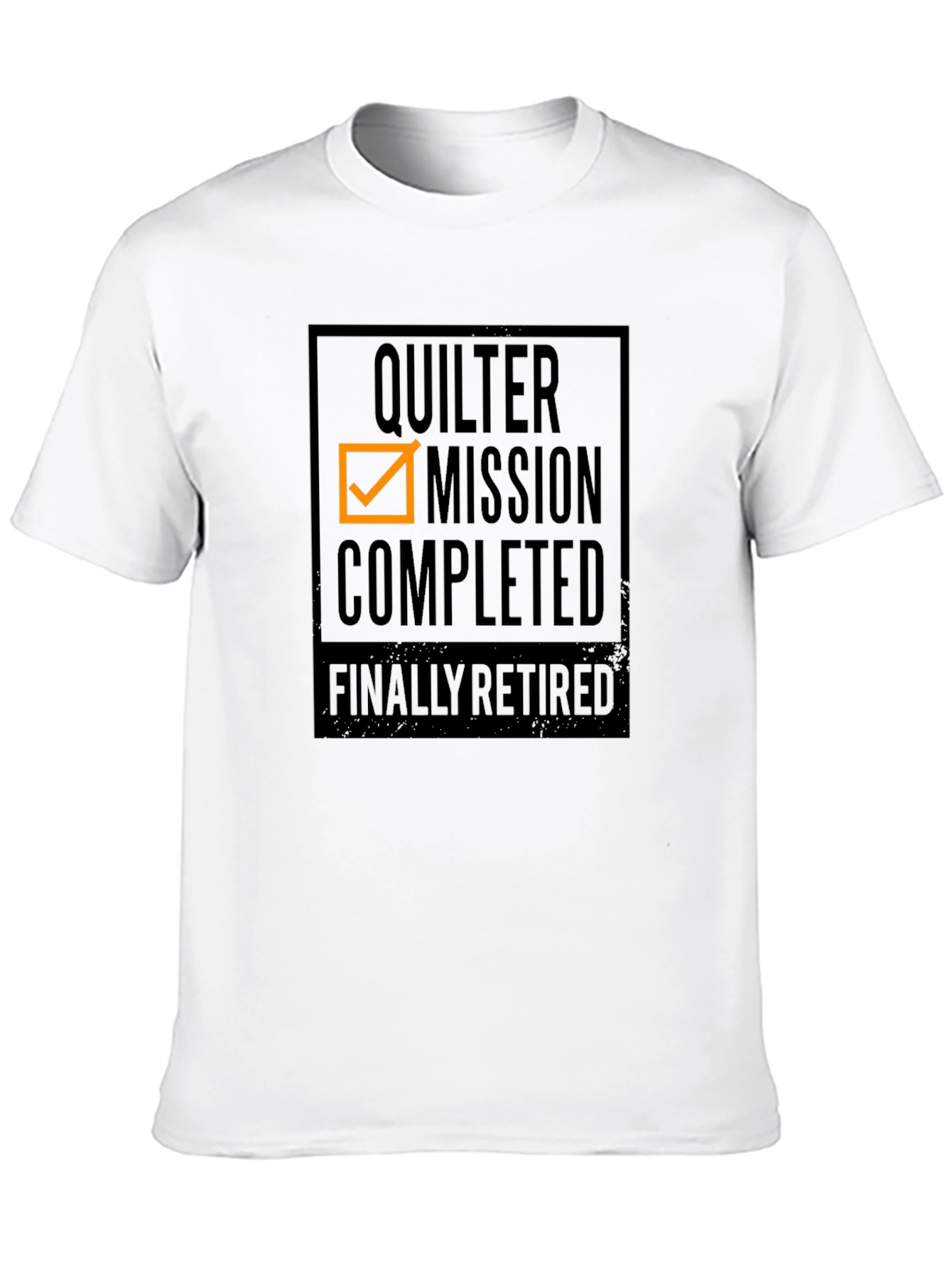 Quilter Mission Completed T-Shirt - Retirement Gift