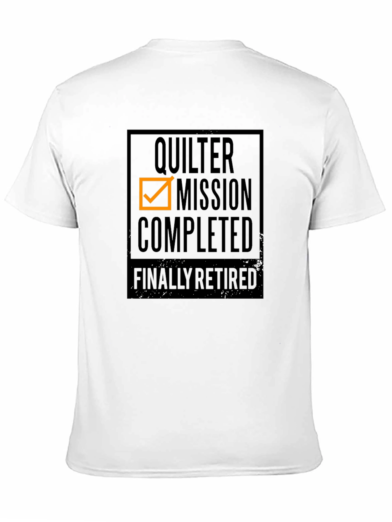 Quilter Mission Completed T-Shirt - Retirement Gift