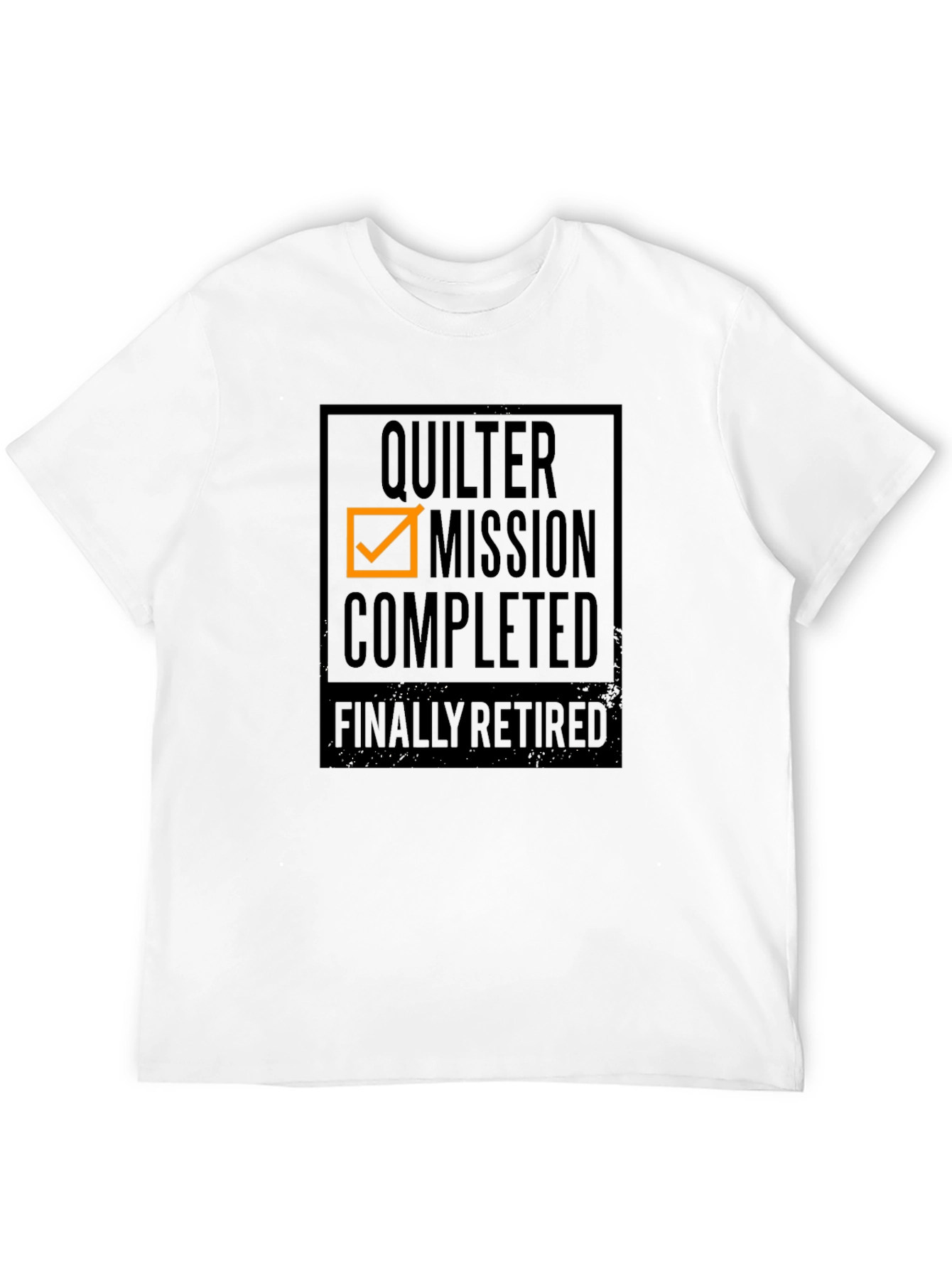 Quilter Mission Completed T-Shirt - Retirement Gift