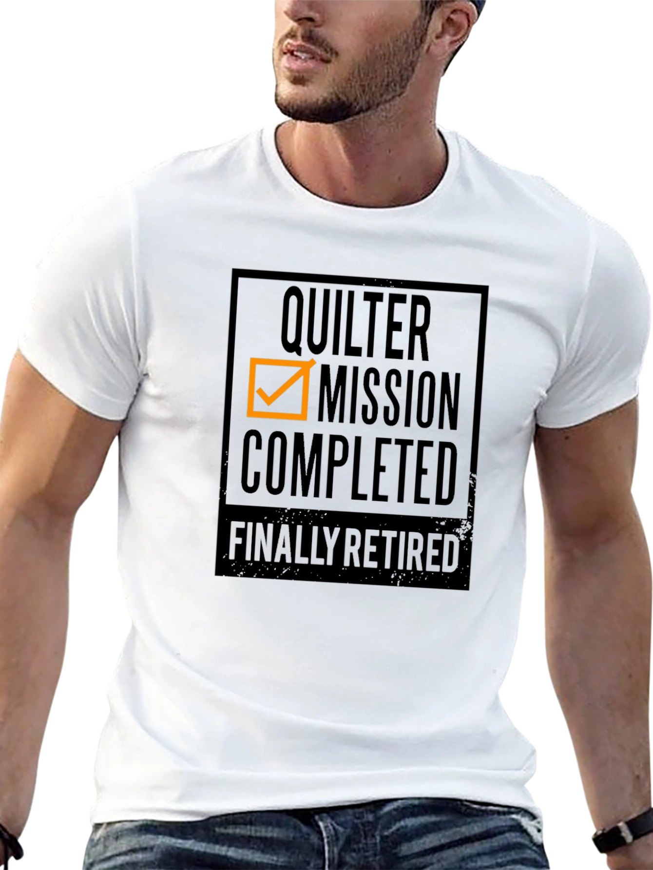 Quilter Mission Completed T-Shirt - Retirement Gift
