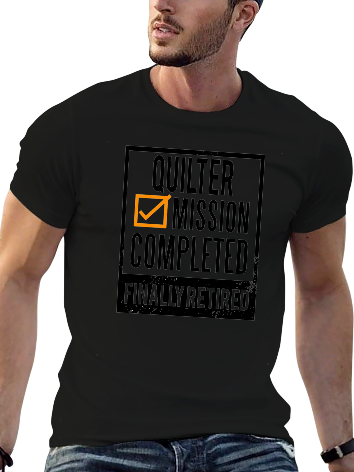 Quilter Mission Completed T-Shirt - Retirement Gift