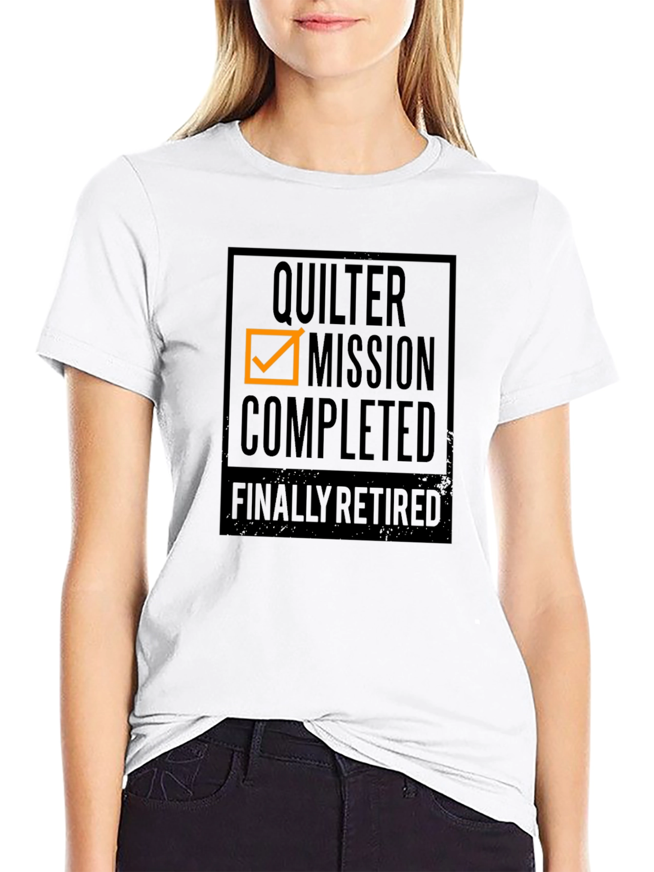 Quilter Mission Completed T-Shirt - Retirement Gift