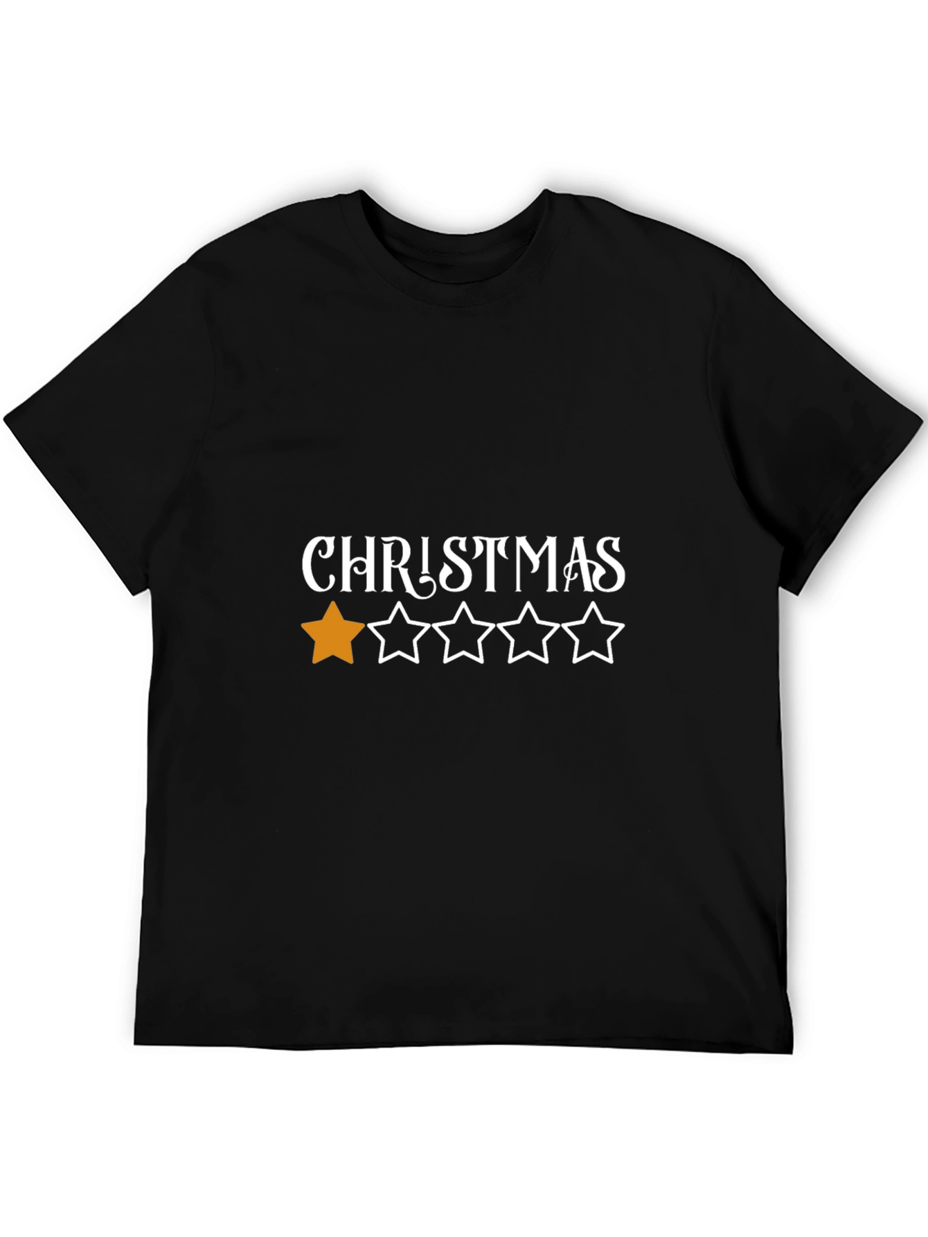 One Star Christmas T-Shirt - Holiday Humor