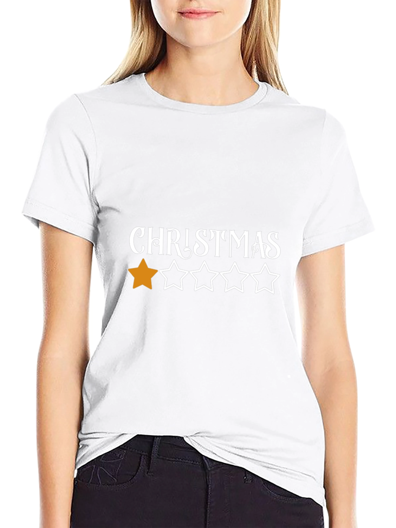 One Star Christmas T-Shirt - Holiday Humor